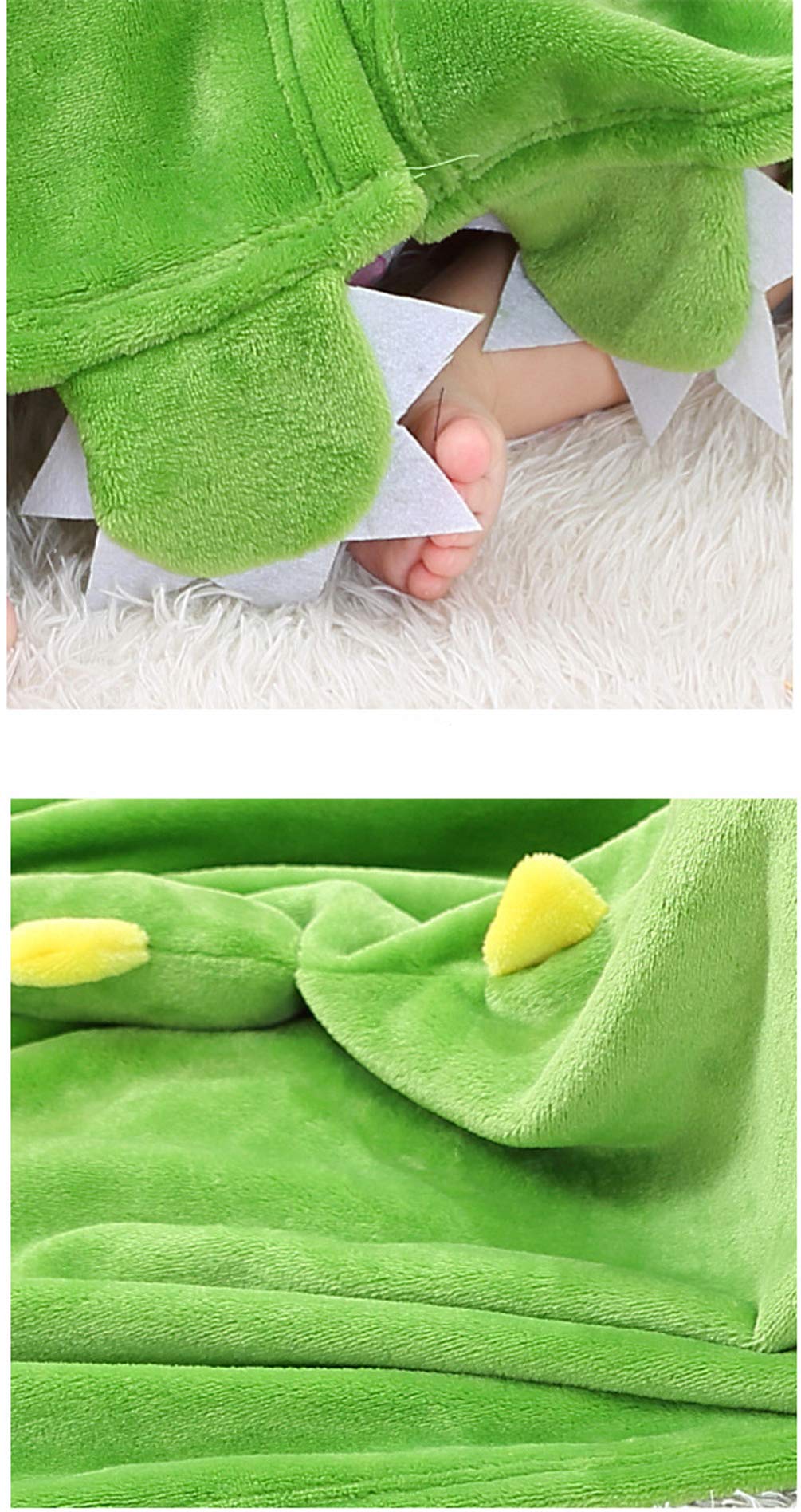 Doladola Baby Decke Babys Tier Design,Flanell Kinder Decke Kapuzenhandtuch für Mädchen und Jungen,Baby Kapuze Badeponcho Kinder Warm(gelbe Ente)