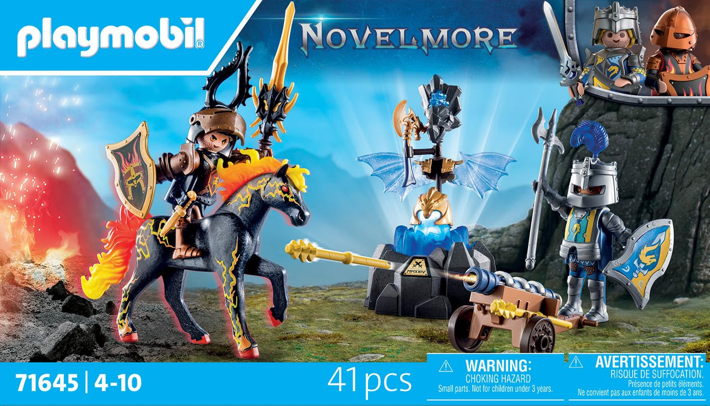 PLAYMOBIL Novelmore 71642 Arwynns Castle, Knight's Castle, Includes Three Knights and Numerous Accessories for Realistic Battles, Action-packed Toy for Children from 4 Years