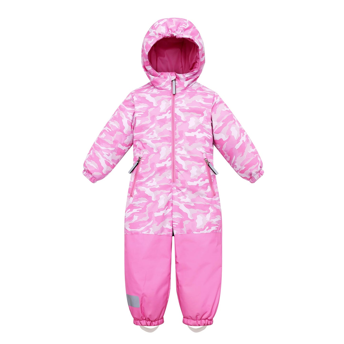 Owntop Children's Unisex Snow Suit Girls Boys Windproof Waterproof Ski Suit with Hood Zip 98-122