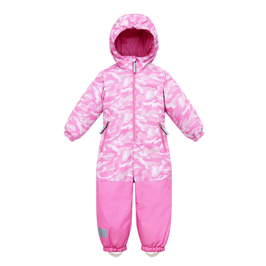 Owntop Children's Unisex Snow Suit Girls Boys Windproof Waterproof Ski Suit with Hood Zip 98-122