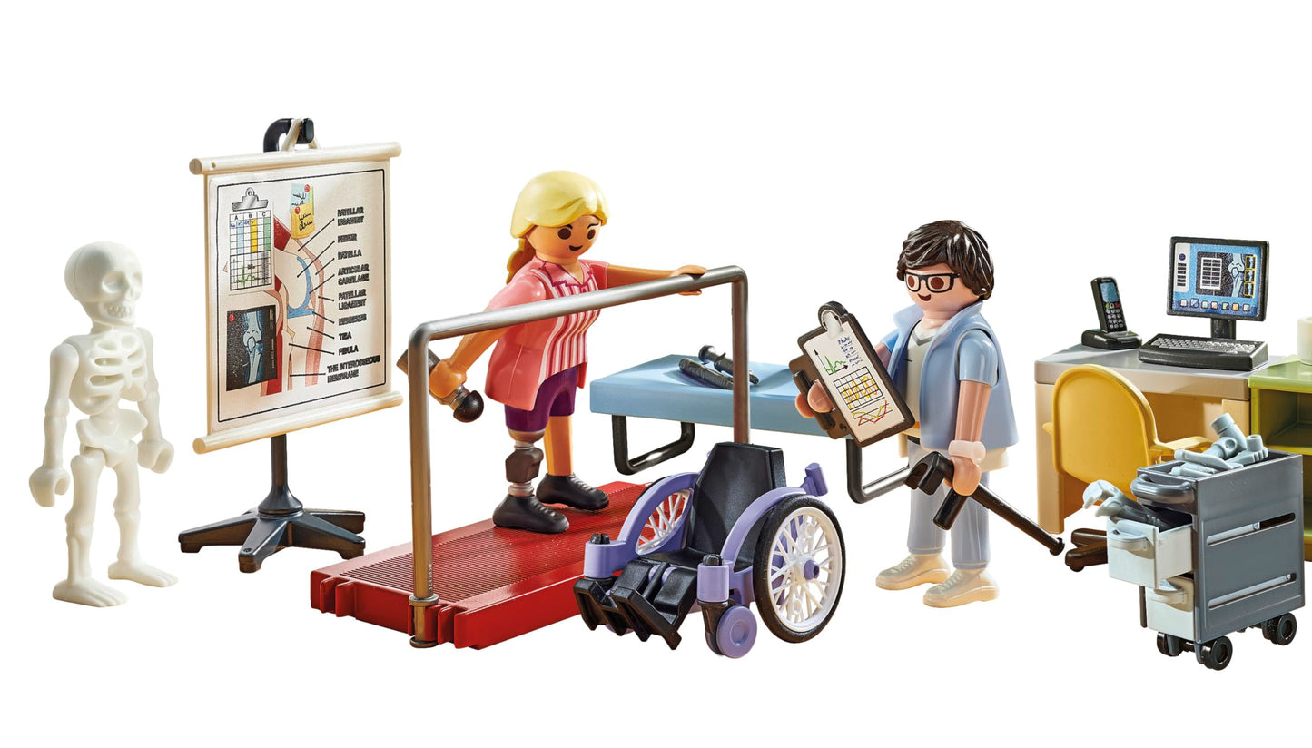 PLAYMOBIL | Action Heroes | Kinderarzt mit Teddybär | nachhaltiges Spielzeug für Kinder ab 4 Jahren | 71619