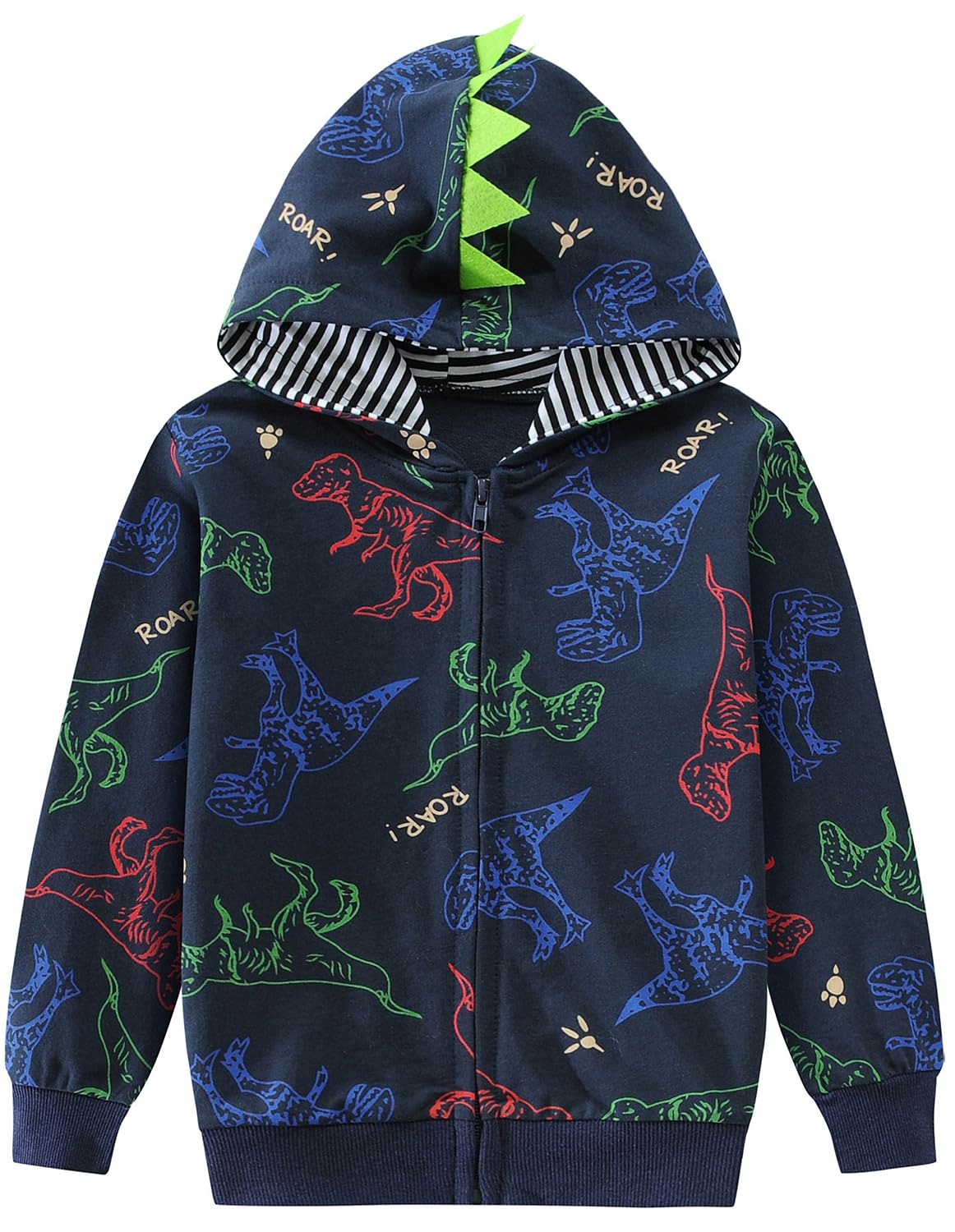 CM-Kid Hoodie Boys Hoodie Zipper Sweat Jacket Long Sleeve Children Cotton Hooded Jacket Warm Tops Size 92-122