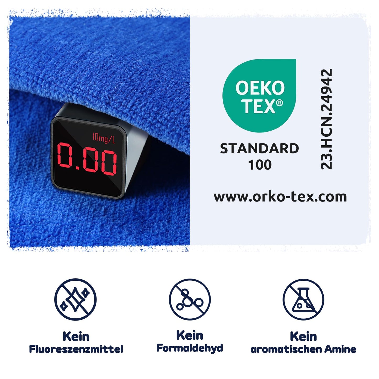 Yosemy Kapuzenhandtuch Baby - Oeko TEX - Baby Handtuch Kapuze 100% Baumwolle Badeponcho Kinder Babyhandtuch mit Kapuze Weich & Super Saugfähig 0-3 Jahre-Bär
