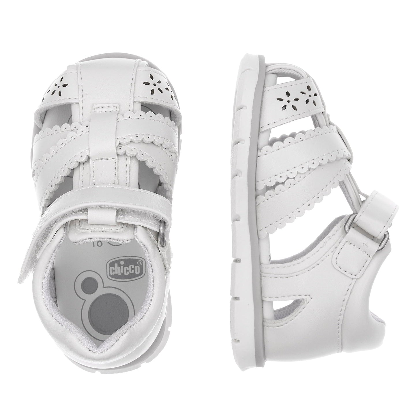 Chicco Mädchen Spinnen Riemen 2 Sandale – Bequeme Babyschuhe für kleine Abenteuer