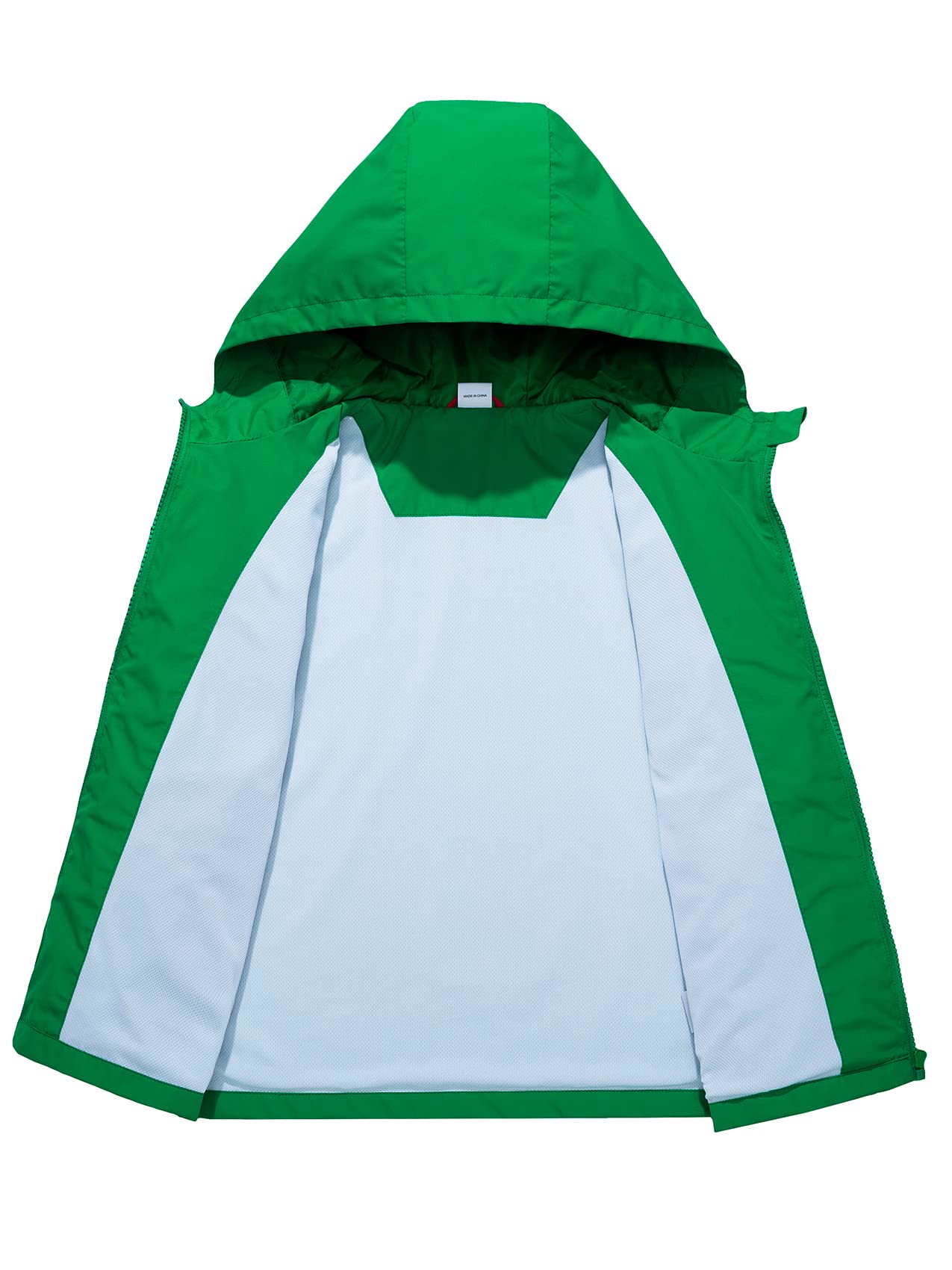 ALXHUTE Kinder Regenjacke Wassersäule Jungen Mädchen Übergangsjacke Funktionsjacke mit Kapuze