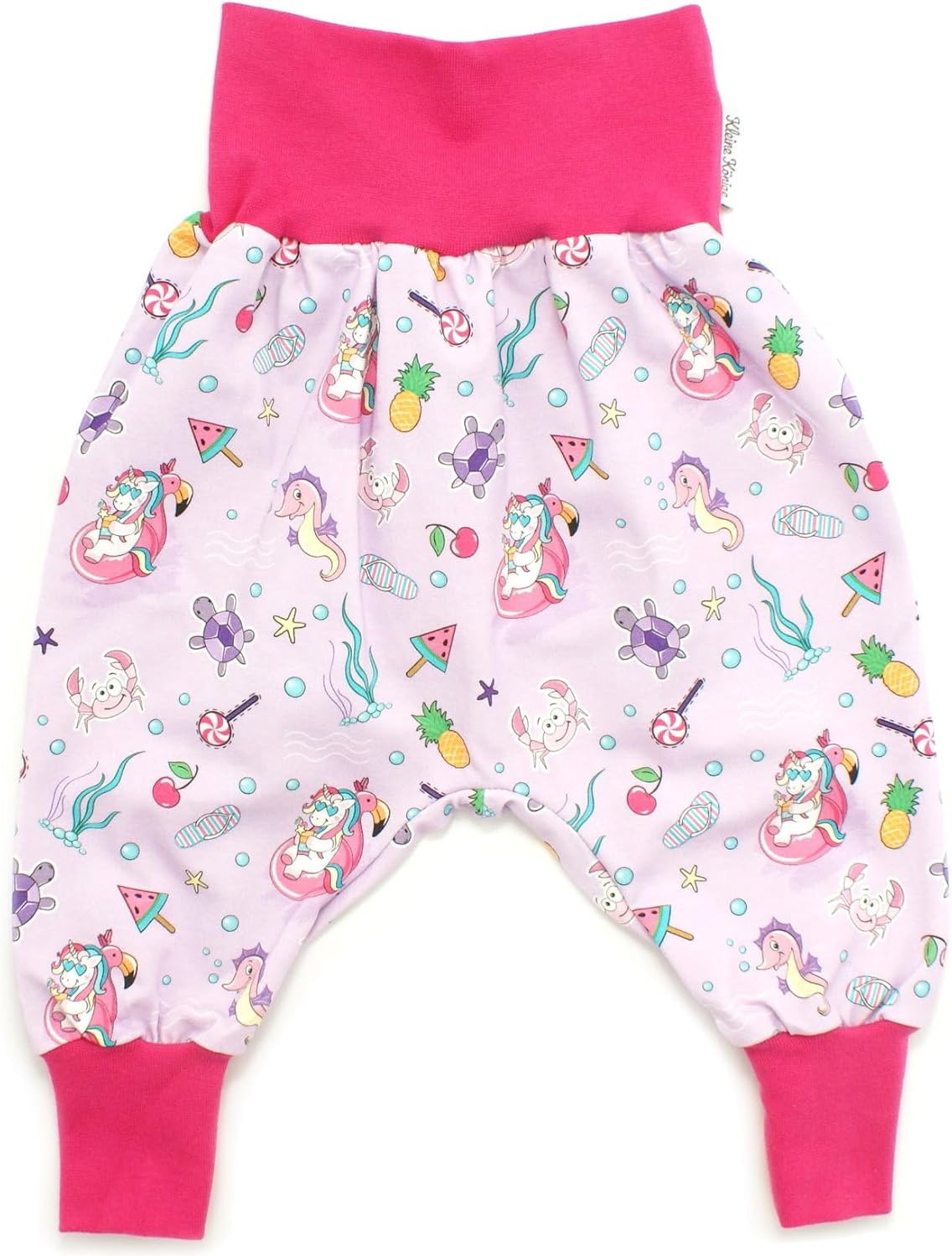 Kleine Könige baby girls’ baggy trousers - many models - sizes 50-128 - Oeko-Tex 100 certified