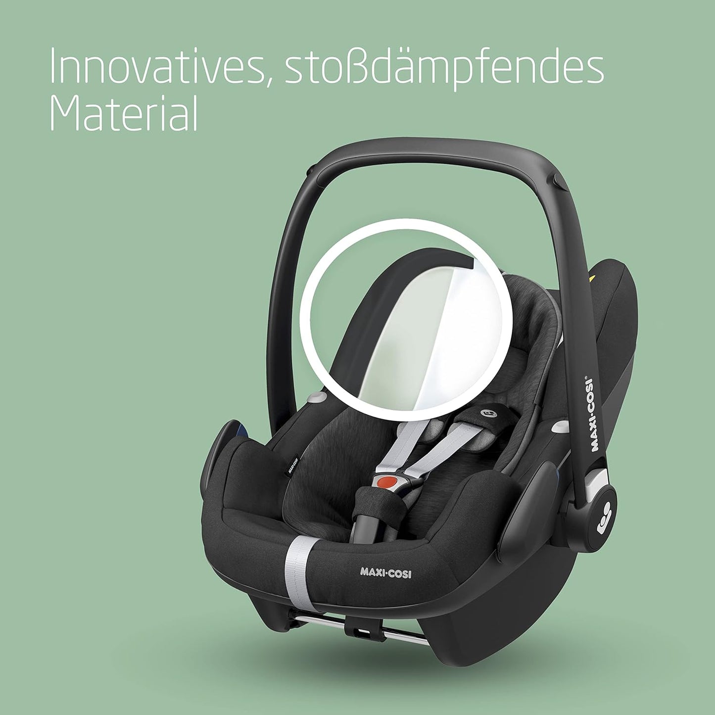 Maxi-Cosi Pebble Pro i-Size Babyschale, Kindersitz für Neugeborene, ab der Geburt bis ca. 12 Monate, 45 bis 75 cm, Essential Black - Meloni2
