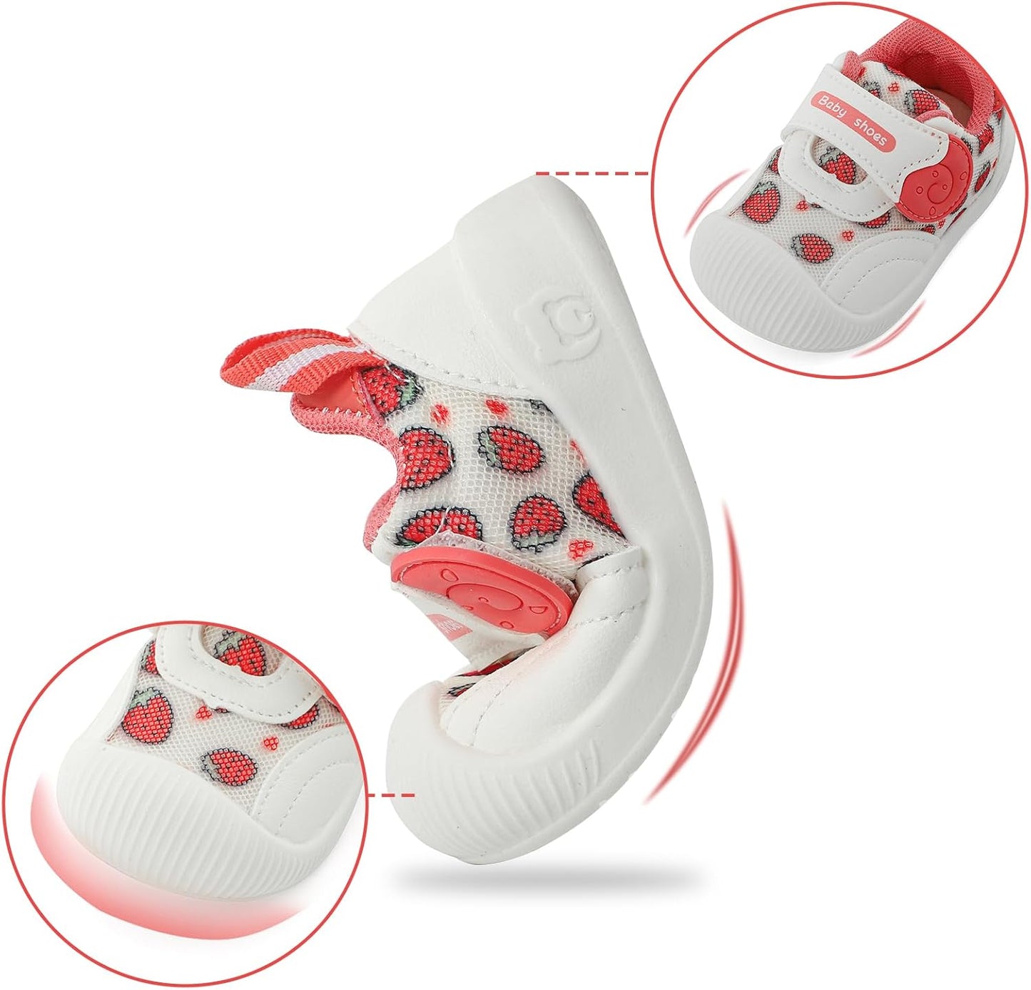 MK MATT KEELY Babyschuhe für Jungen und Mädchen - Weiche, rutschfeste Sommer Lauflernschuhe mit atmungsaktiver Sohle