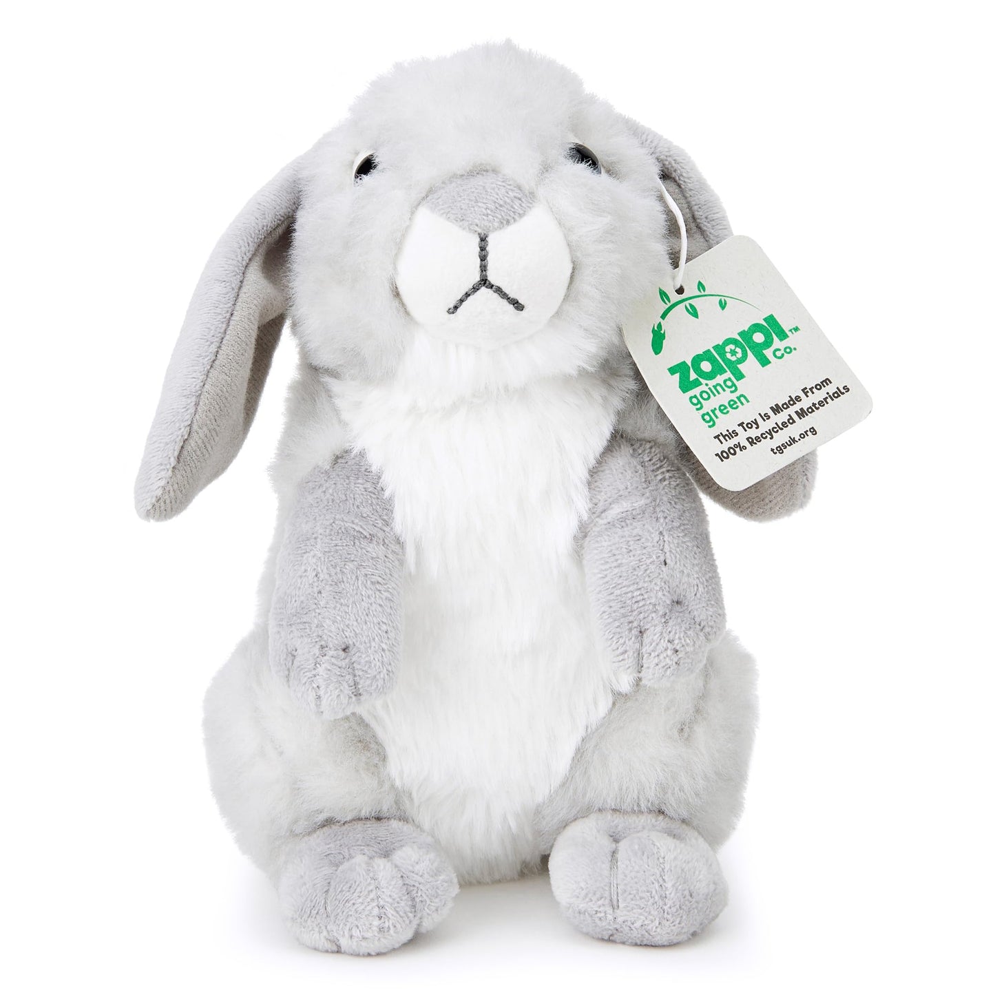 Zappi Co 100% recycelte Plüsch-Plüschtiere - Weiche und kuschelige Stofftiere, perfekte Begleiter für Kinder und Neugeborene (13-15cm) (Elefant)