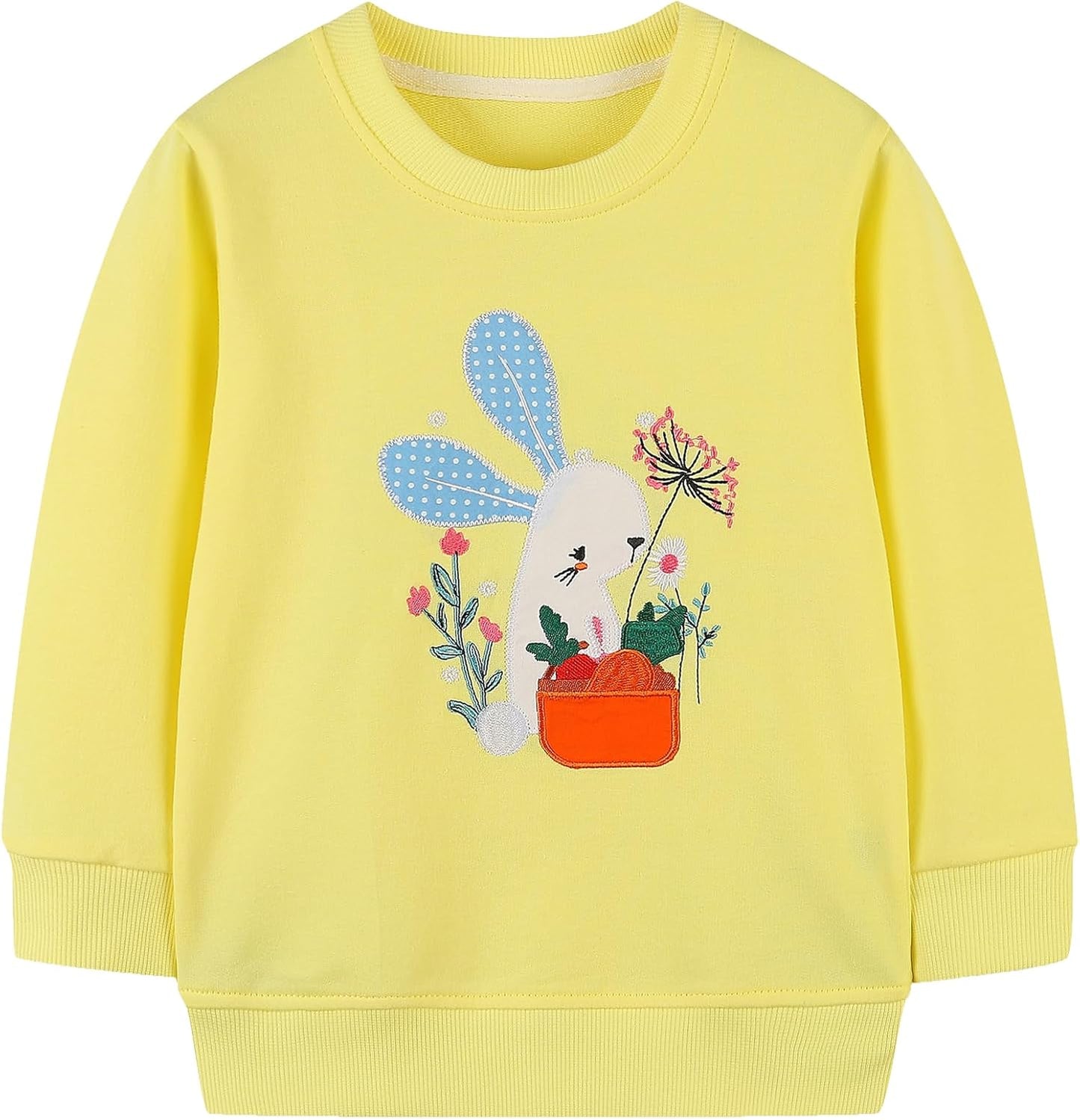 Mädchen Sweatshirt für Kinder Süß Cartoon Pullover Baumwolle Top Langarm T-Shirt Größe 1-12 Jahre