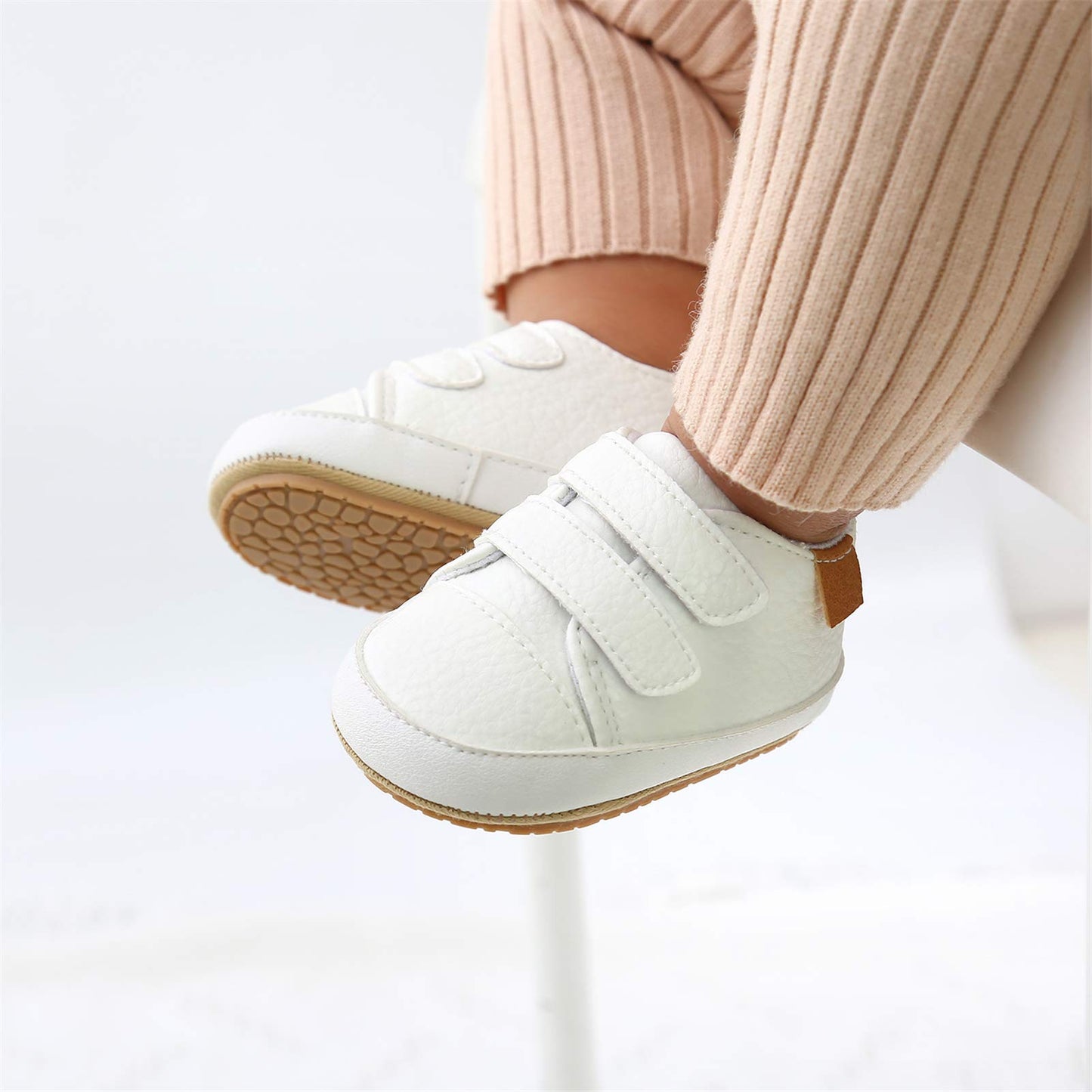 RVROVIC Babyschuhe Anti-Rutsch Oxford Loafer Flats für Jungen und Mädchen aus PU Leder mit weicher Sohle