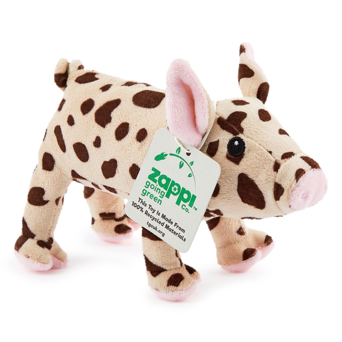 Zappi Co 100% recycelte Plüsch-Plüschtiere - Weiche und kuschelige Stofftiere, perfekte Begleiter für Kinder und Neugeborene (13-15cm) (Elefant)