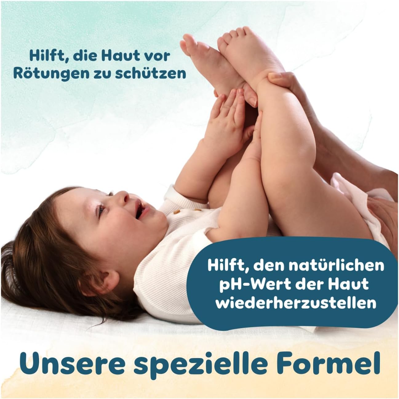 Pampers Harmonie Protect & Care Feuchttücher 18 Packungen mit jeweils 44 Feuchttüchern = 792 Feuchttücher, die helfen, den natürlichen pH-Wert der Haut wiederherzustellen