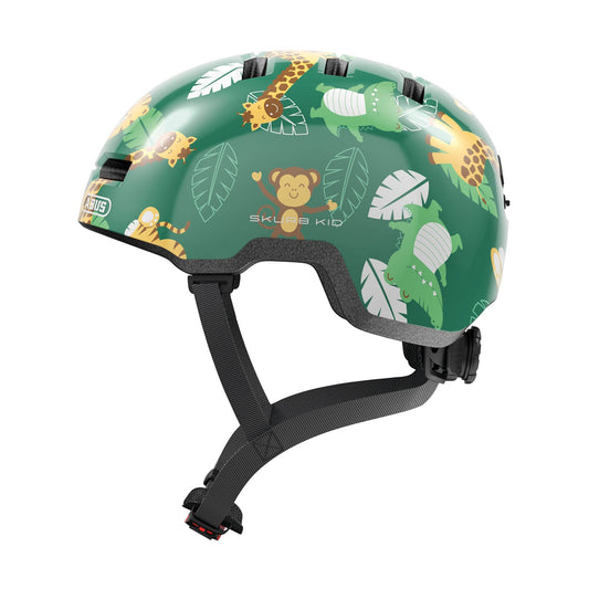 ABUS Skurb Kid Children's Helmet - Robust Bicycle Helmet in Skater Look with Space for a Braid and Various Designs - for Girls and Boys