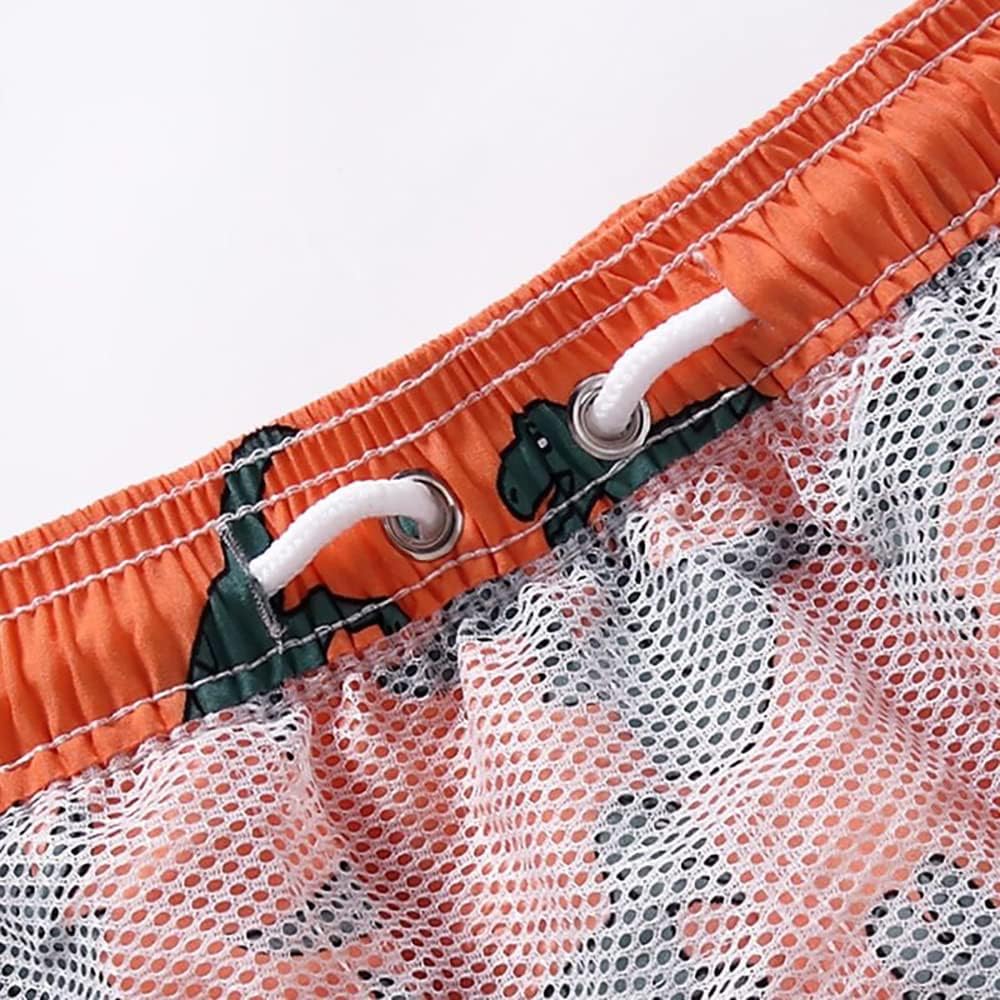 FedMois Jungen Badeshorts Schnelltrocknend Kinder Badehose Schwimmshorts