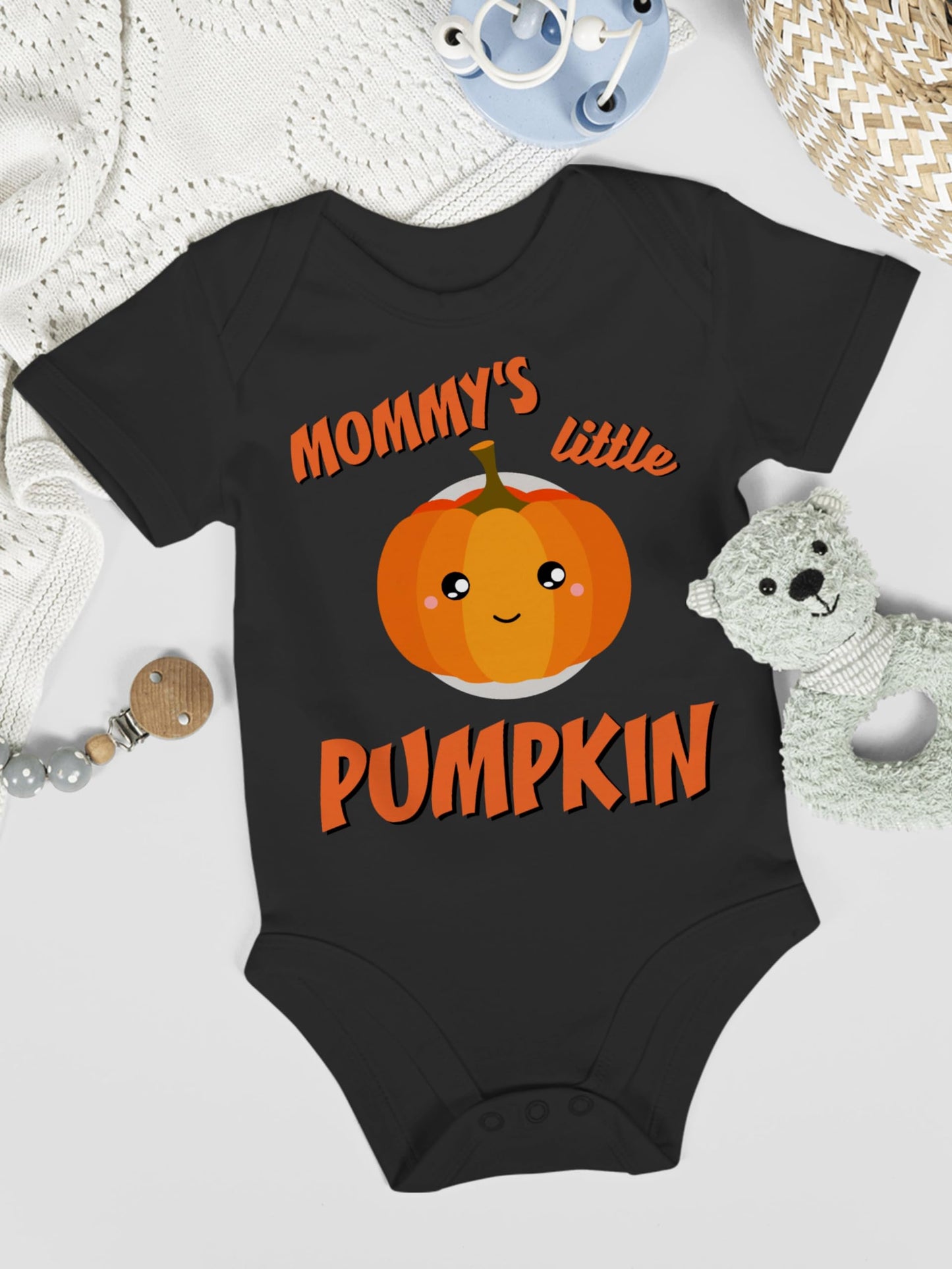 Shirtracer - Baby Body Junge Mädchen - - Babys - Mommys little Pumpkin Halloween