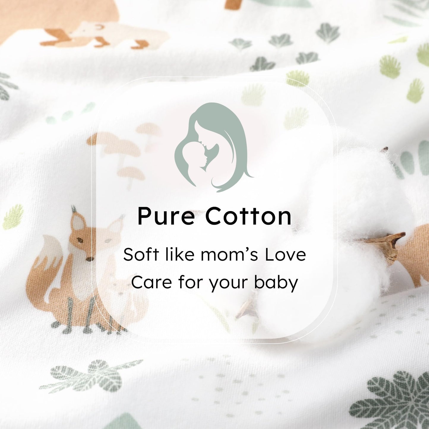 FIEMOL Baby Sleeping Bag 2.5 Tog 0-6 Months, Winter Cotton Newborn Baby Sleeping Bag, Wearable Blanket for Infants and Toddlers, 2-Way Zip Sleeping Bag, 67 cm, Rainbow