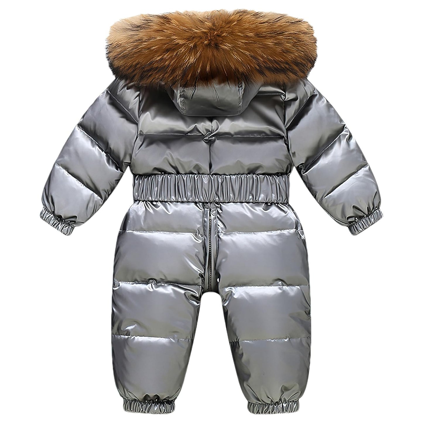 amropi Baby Girls' Snowsuit with Hood Romper Puffer Down Winter Warm Jumpsuit for 0-5 Years