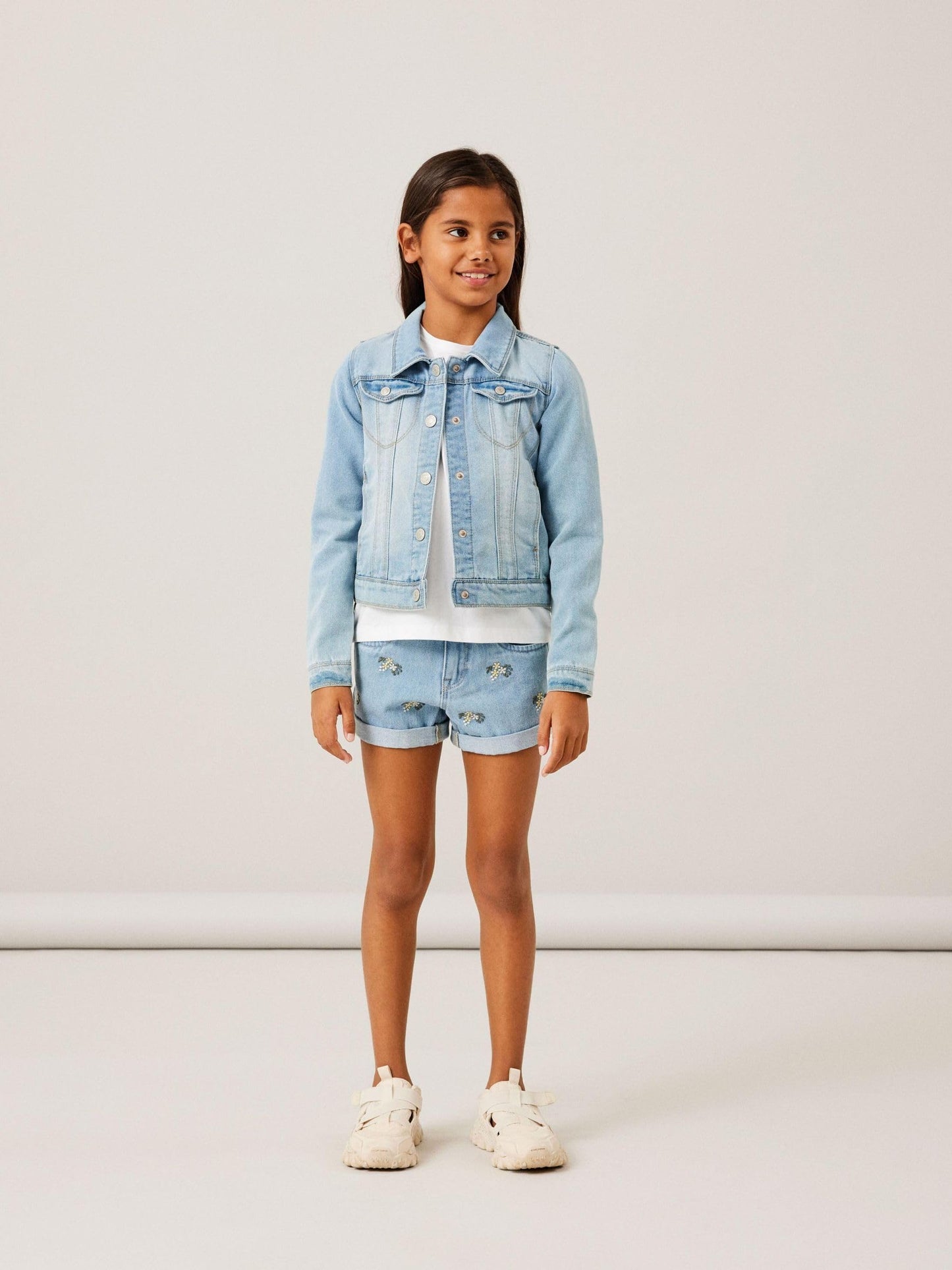 NAME IT Girl's Long-Sleeved Denim Jacket