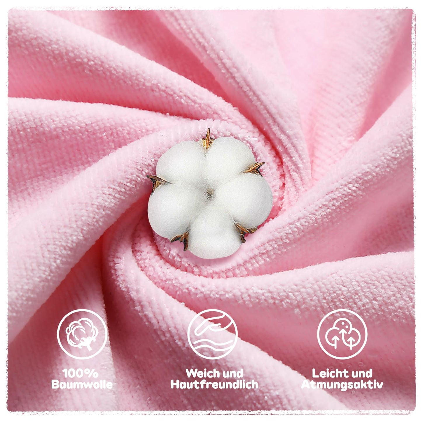 Yosemy Kapuzenhandtuch Baby - Oeko TEX - Baby Handtuch Kapuze 100% Baumwolle Badeponcho Kinder Babyhandtuch mit Kapuze Weich & Super Saugfähig 0-3 Jahre-Bär