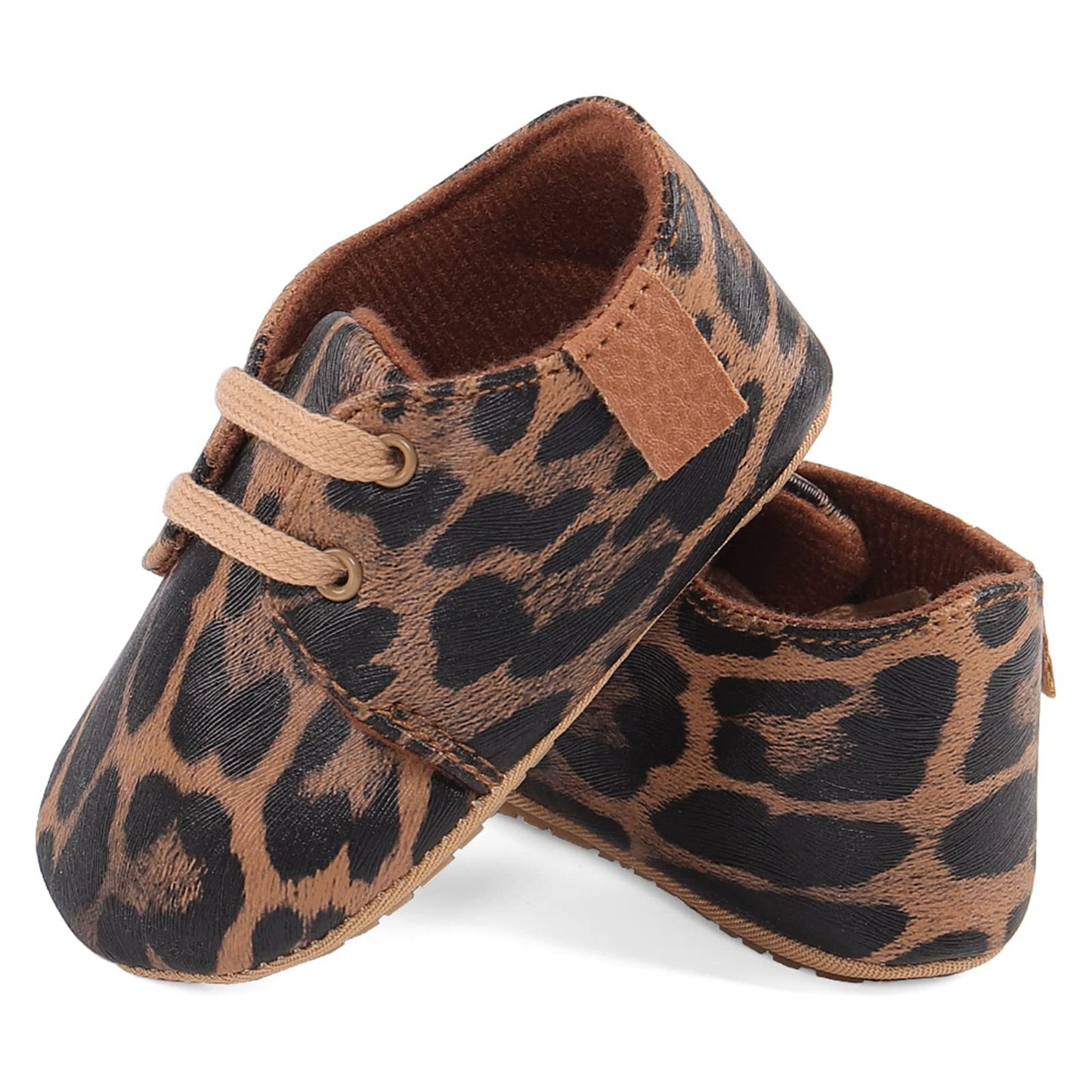 LACOFIA Baby Boy Girl First Walking Shoes Non-Slip Laces Crawling Shoes First Baby Shoes