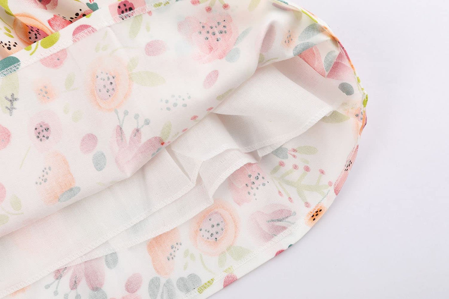 SMILING PINKER Girls Dress Cotton Flower Summer Party Girls Dresses