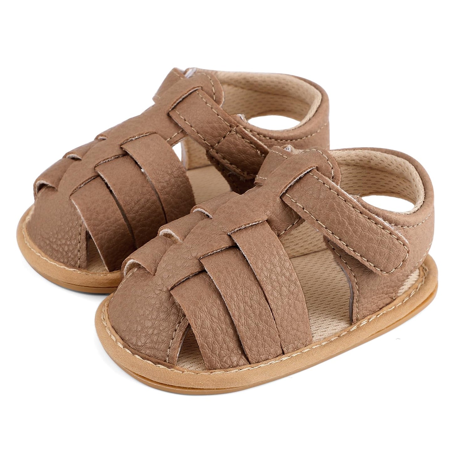 MASOCIO Babyschuhe Mädchen Sandalen Sommer Schuhe Flach Gummi Rutschfest