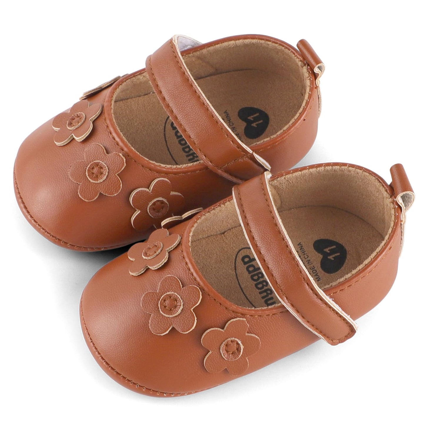 MASOCIO Baby Lauflernschuhe Krabbelschuhe Mädchen Kleinkind Rutschfesten Lederpuschen Babyschuhe 3-18 Monate