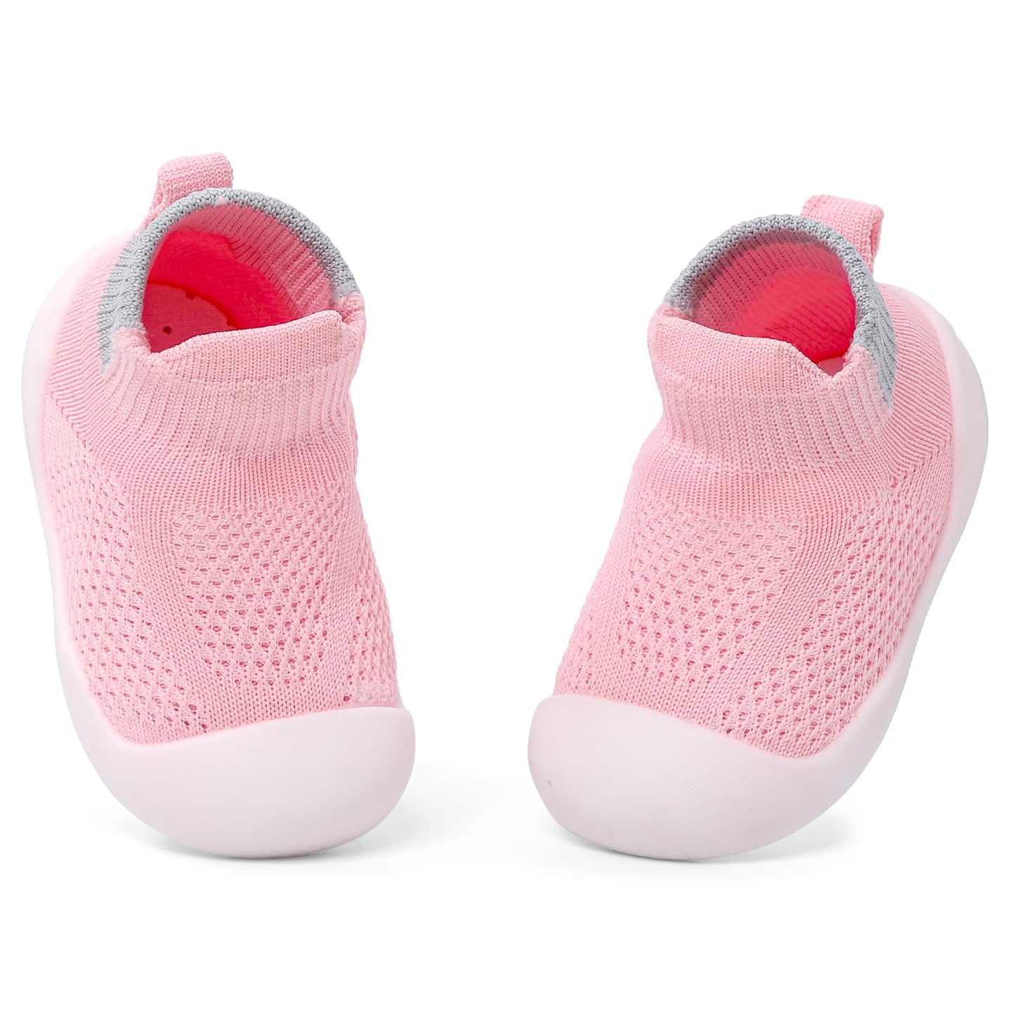 LACOFIA Babyschuhe für Mädchen und Jungen - Atmungsaktive Krabbelschuhe mit rutschfester Gummisohle für Kleinkinder