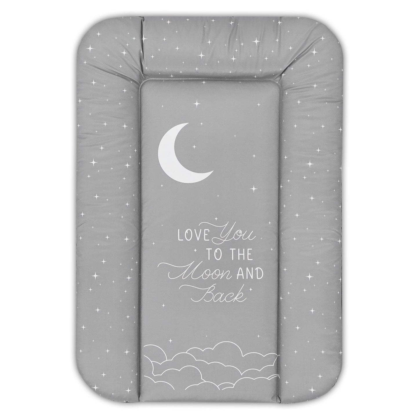 Wickelauflage Wickelunterlage abwaschbar und wasserdicht 75x72 cm - Wickelmatte zum Auflegen auf Wickeltisch Wickelaufsatz Wickelkommode oder Waschmaschine changing mat 75 x 72 Safari Motiv