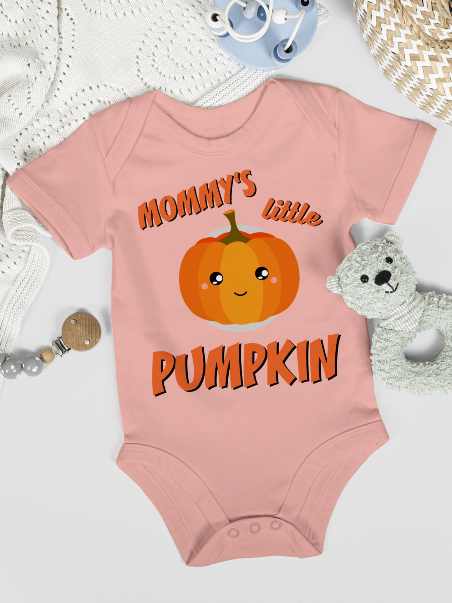 Shirtracer - Baby Body Junge Mädchen - - Babys - Mommys little Pumpkin Halloween