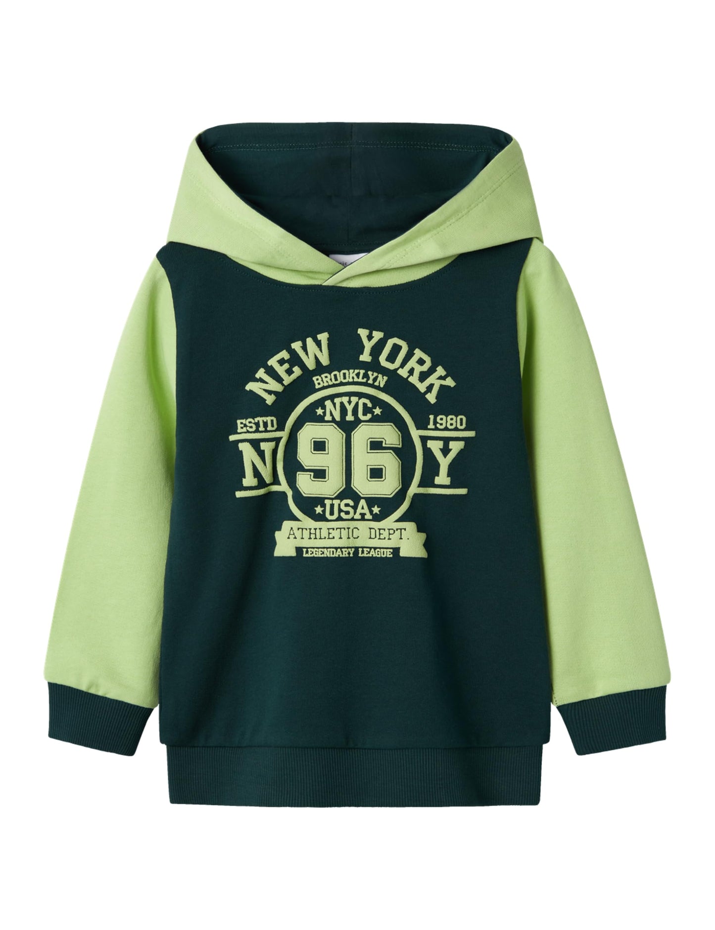 NAME IT Jungen Nmmveblock Ls Sweat Wh Unb Kapuzenpullover