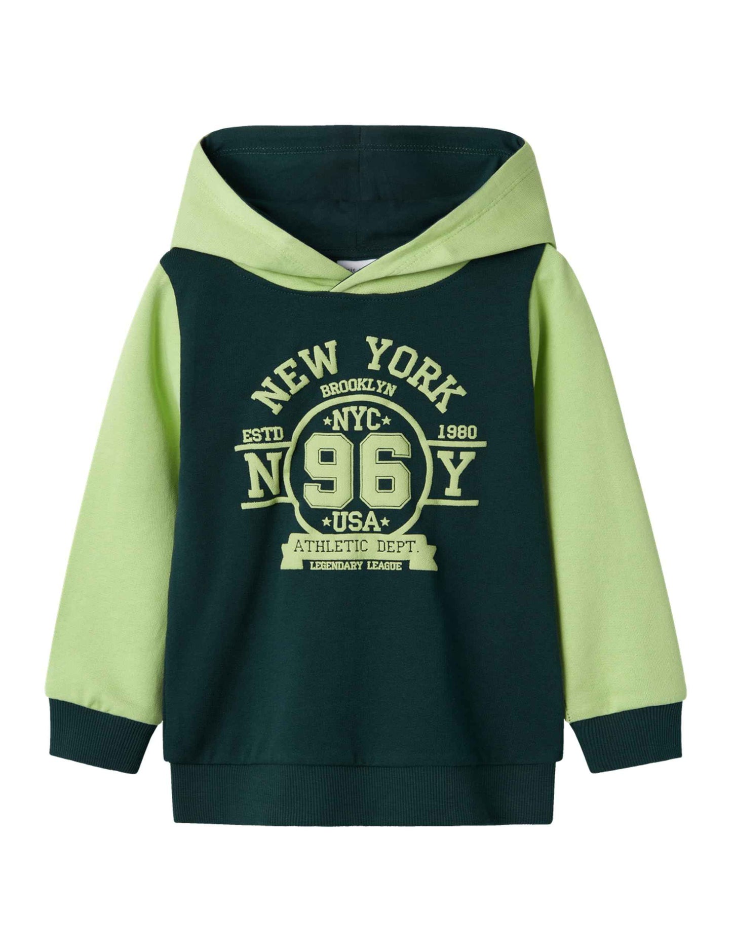 NAME IT Jungen Nmmveblock Ls Sweat Wh Unb Kapuzenpullover