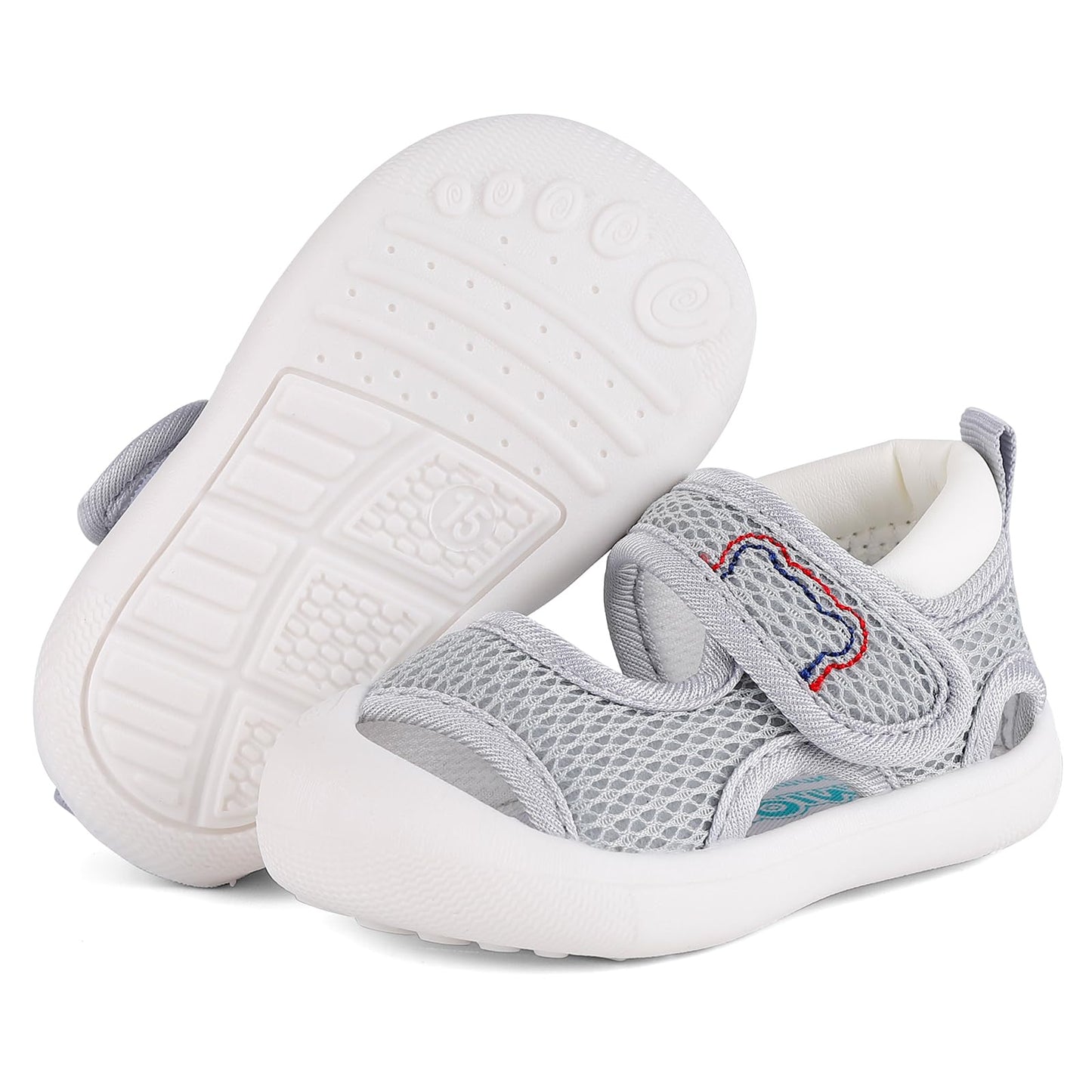 Cheerful Mario Babyschuhe 0-3 Jahre Sport Sandalen für Jungen und Mädchen – Lauflernsandalen für Kleinkinder Sommer Barfußschuhe Erste Schuhe