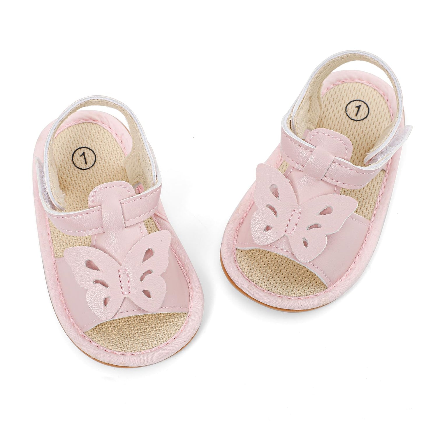 LACOFIA Babyschuhe für Mädchen – Sommerblumen Sandalen für Kleinkinder