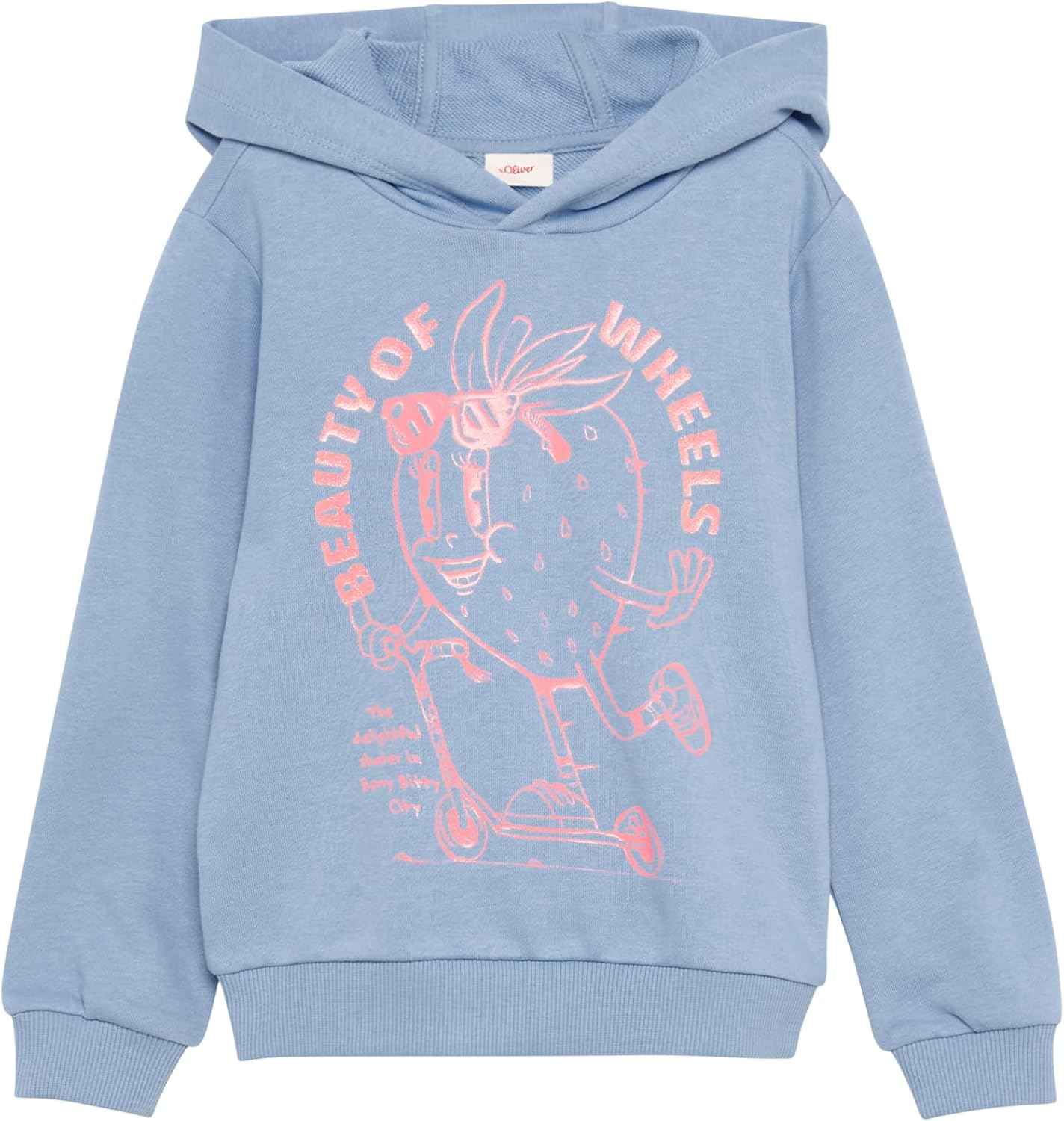s.Oliver Junior Mädchen Kapuzen-Sweatshirt mit Frontprint