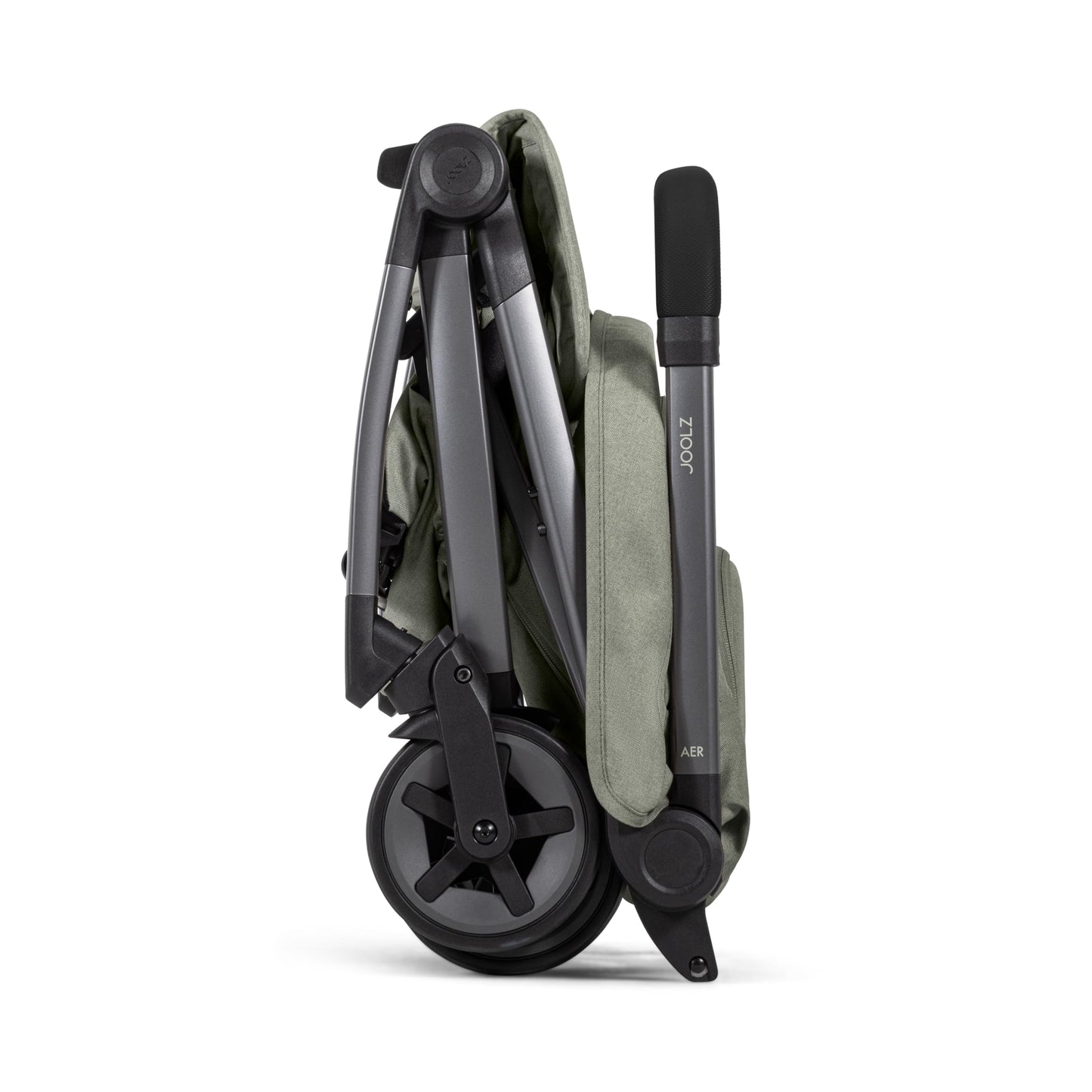 Joolz Aer2 Reise-Kinderwagen – Kompakter Reisebuggy für Babys und Kleinkinder, Einhand-Faltung, Liegefunktion & UPF 50+ Sonnendach, Flugzeug Handgepäck tauglich, ideal für Reisen (Space Black)