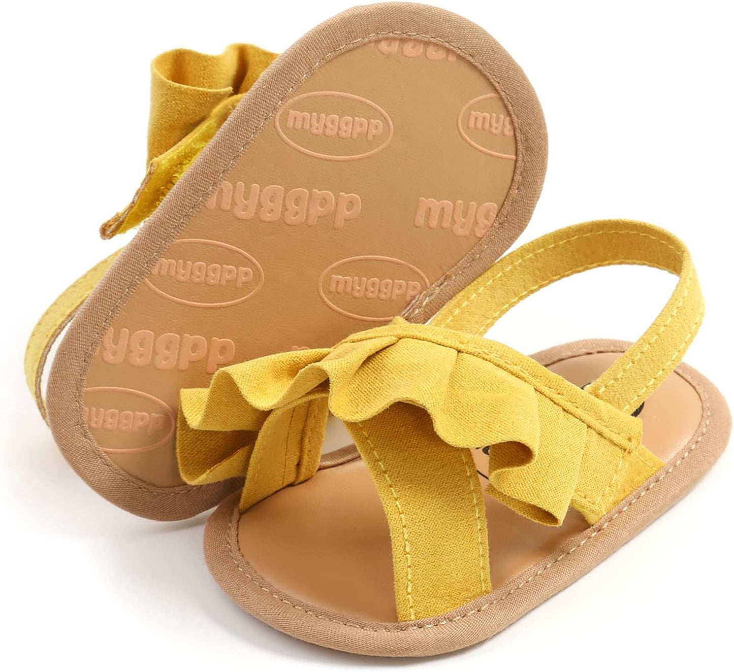 RVROVIC Babyschuhe für Jungen und Mädchen – Premium Weiche Anti-Rutsch Gummisohle für Säuglinge – Sommer Outdoor Sandalen für Kleinkind Erste Walker