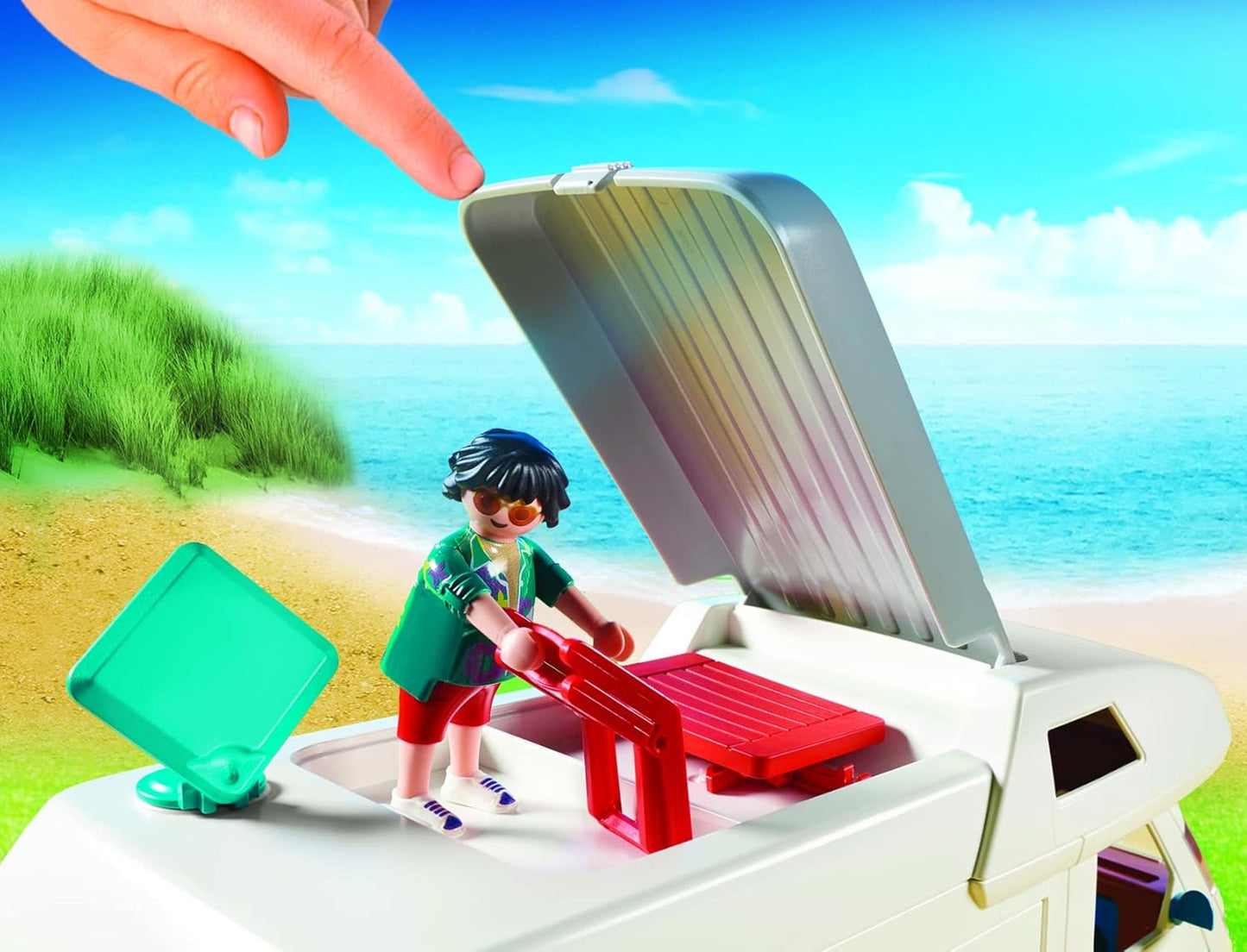 PLAYMOBIL | Family Fun | Familien-Wohnmobil | mit abnehmbaren Dach | Spielzeug fĂźr Kinder ab 4 Jahren | 70088