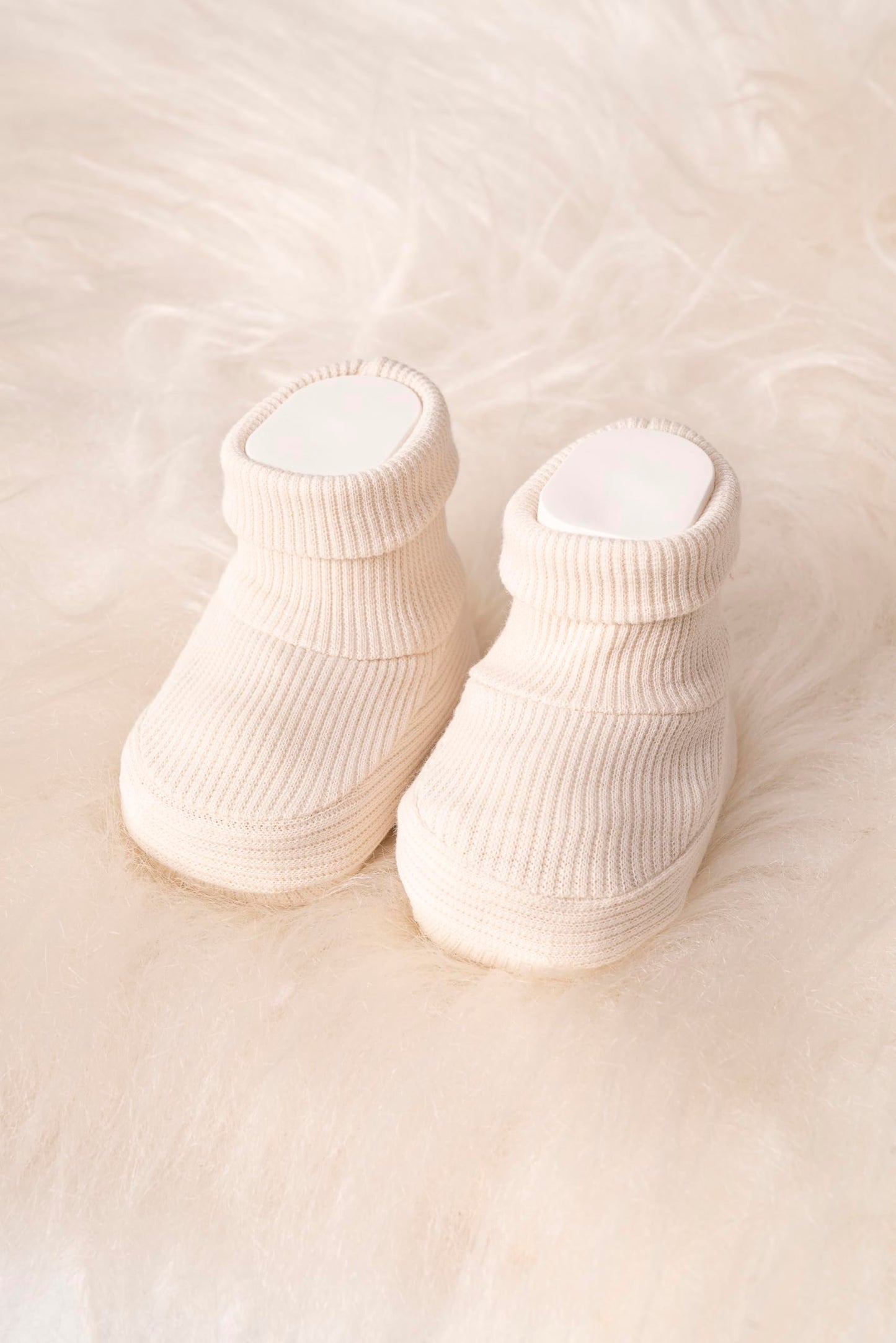 Generisch Baby Krabbel- Hausschuhe - Schuhe Neugeborene - Baumwolle - Diverse Farben - Mädchen - Jungs