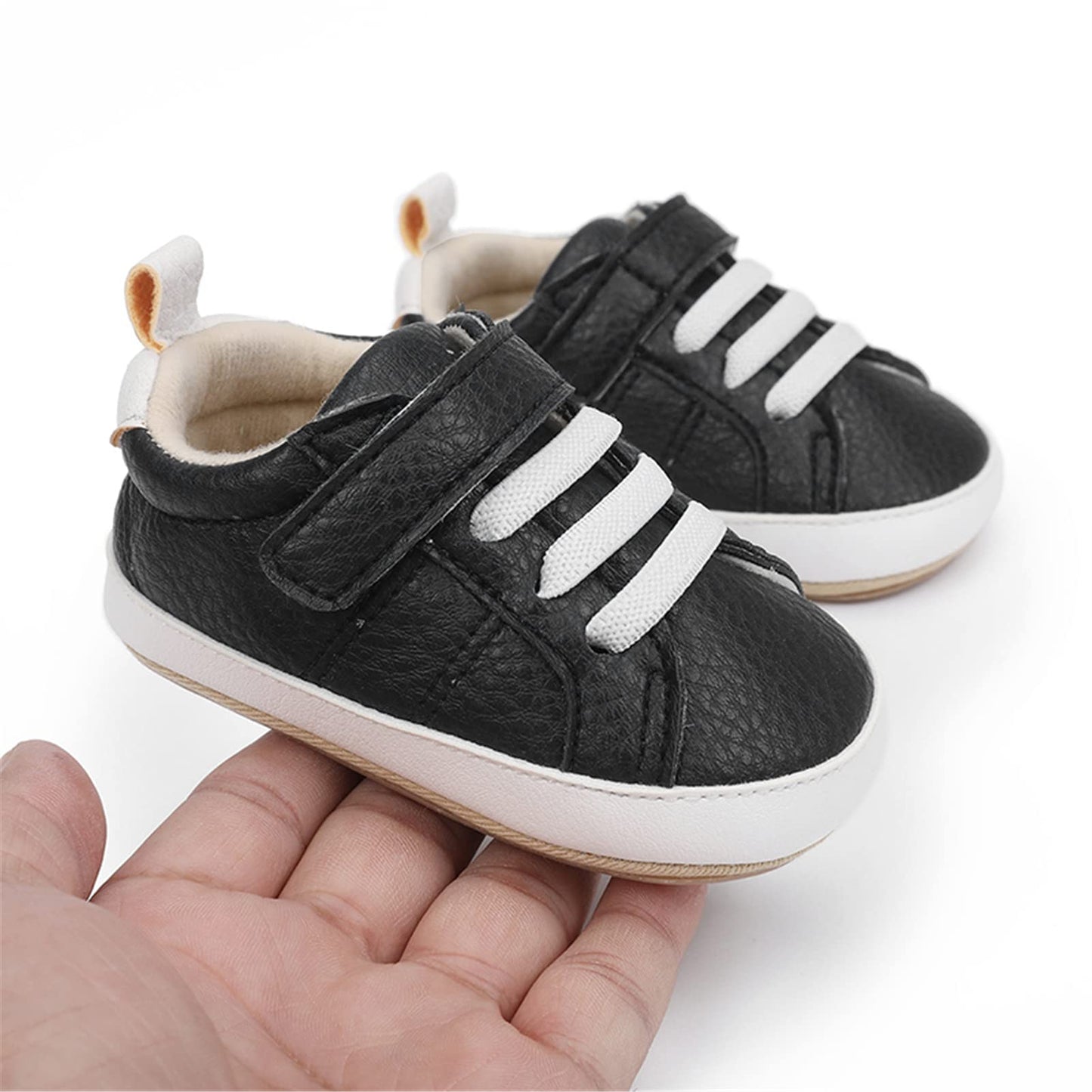 RVROVIC Babyschuhe Anti-Rutsch Oxford Loafer Flats für Jungen und Mädchen aus PU Leder mit weicher Sohle