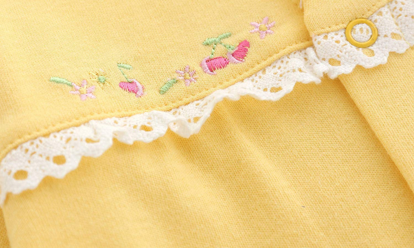 KIDDLETOWN Baby Pajamas, Rompers Newborns, Baby Sleep Rompers, Baby Rompers Long Sleeves, Baby Pajamas, Baby Clothes Girls, Baby Pajamas Cotton, Pajamas for Girls Young