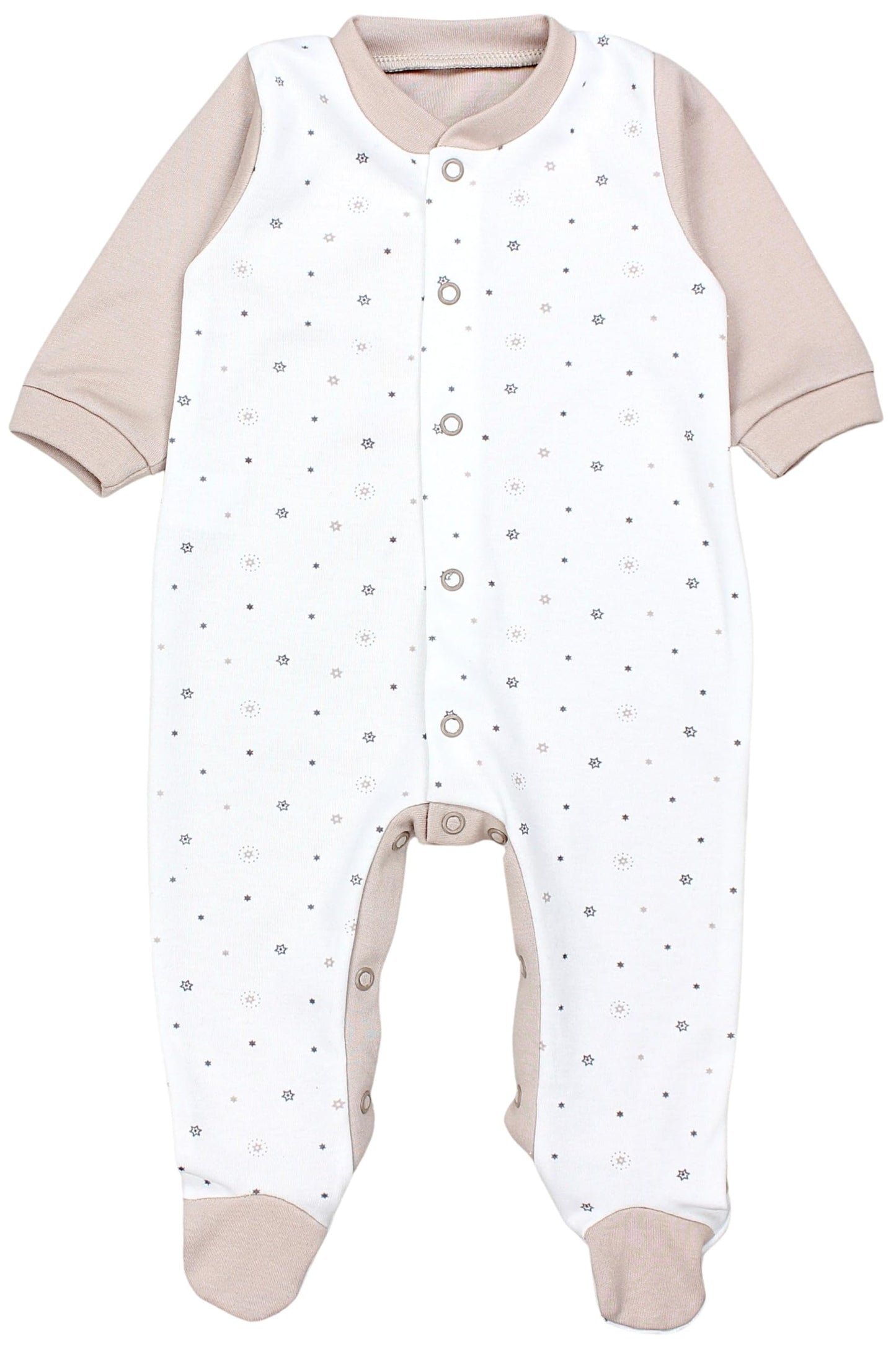 TupTam Baby Kleidung Set Jungen Langarm Bekleidung Neugeborene Füßlingen Hose Body Strampler Mütze 5 tlg