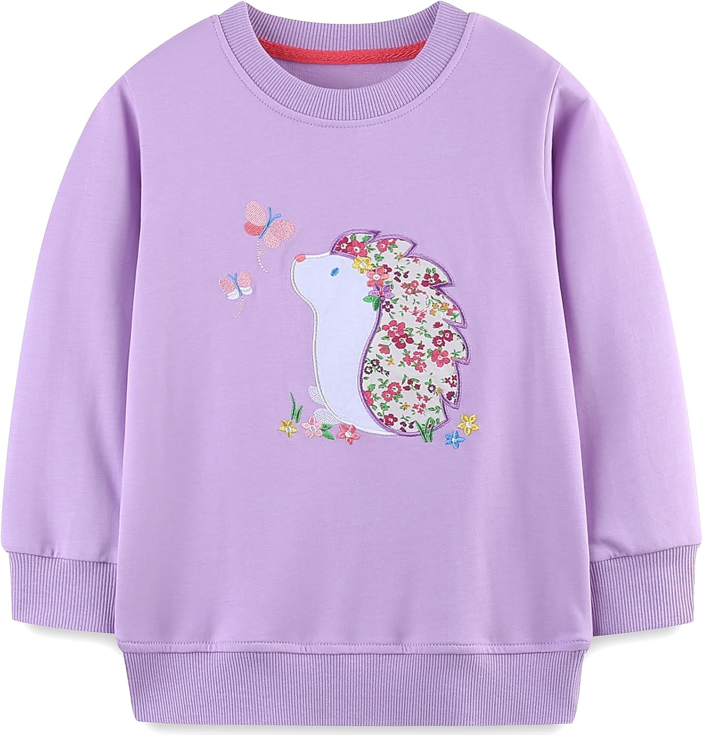 Mädchen Sweatshirt für Kinder Süß Cartoon Pullover Baumwolle Top Langarm T-Shirt Größe 1-12 Jahre