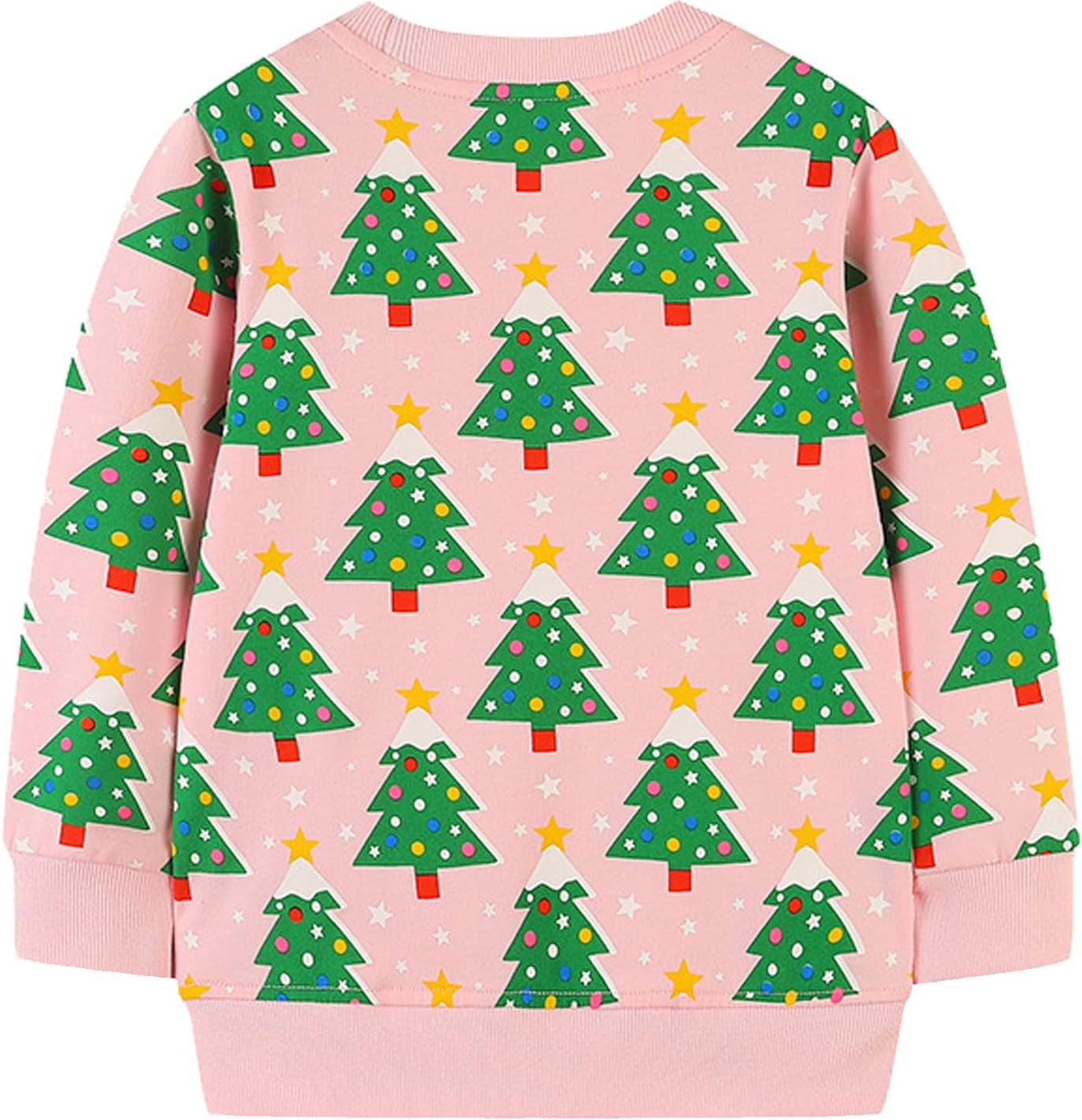 EULLA Kinder Mädchen Jungen Weihnacht Pullover Sweatshirt Weihnachtsoutfit Weihnachtspuli Christmas Xmas Rentier Weihnachtsmann Weihnachtskleidung 92 98 104 110 116 122
