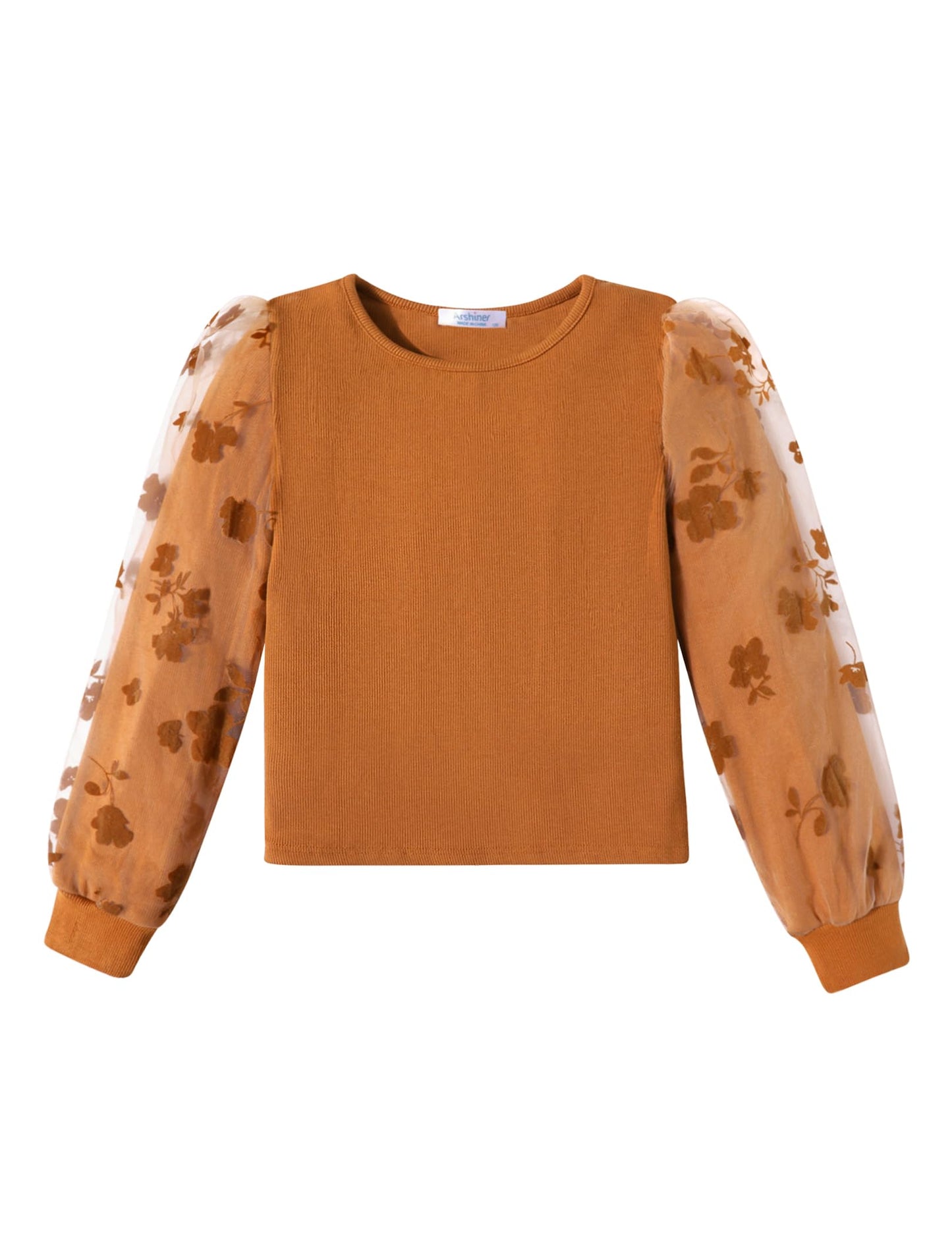 Arshiner Girls' Clothing Sets Elegant Long Sleeve Shirt with Skirt Set Children's Autumn Winter Outfit Checked Leisure Fashion Two Piece Clothing Sets for Girls 5-13 Years