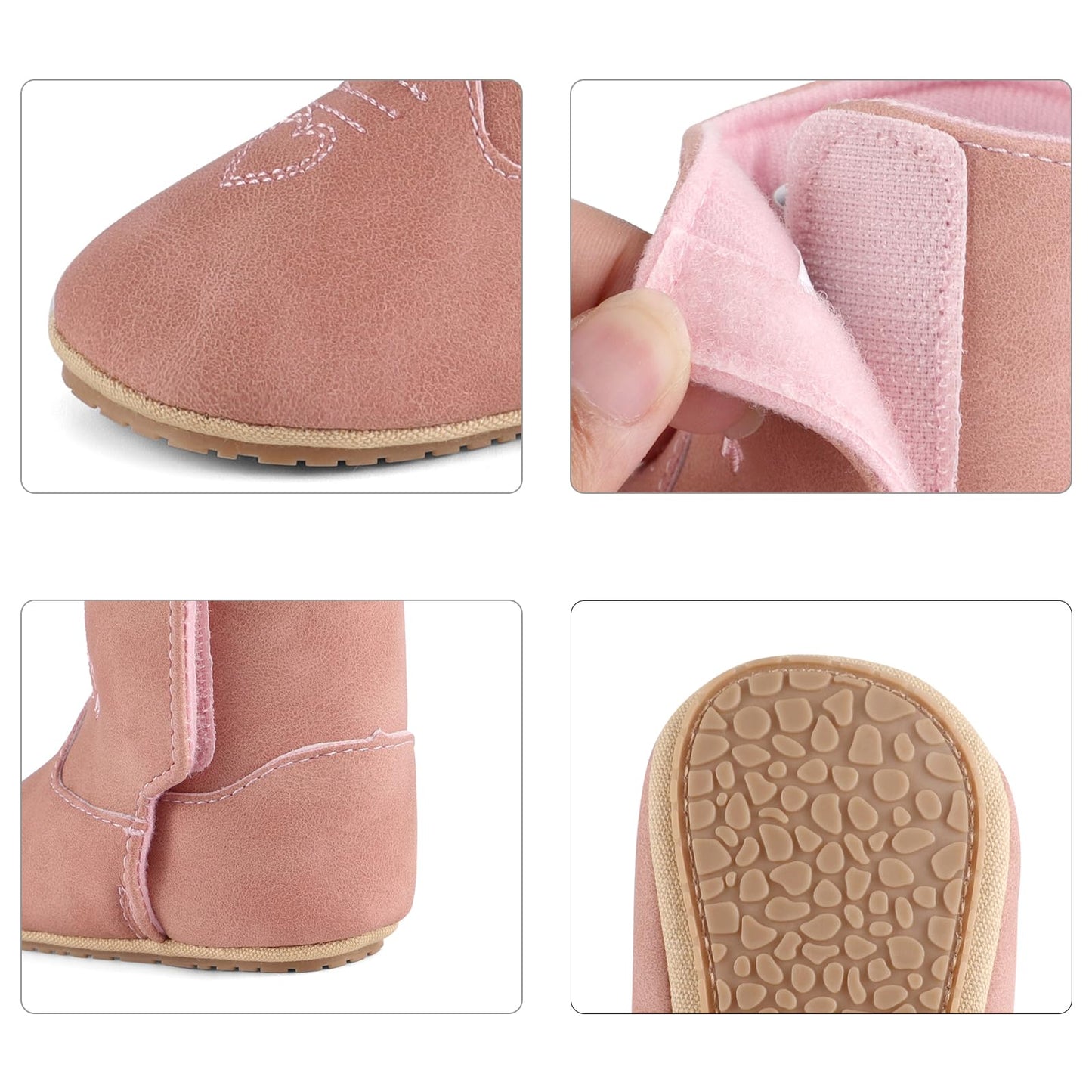 LACOFIA Baby Boys Girls Winter Boots Non-Slip Baby Winter First Walking Shoes Wellington Boots, Aa