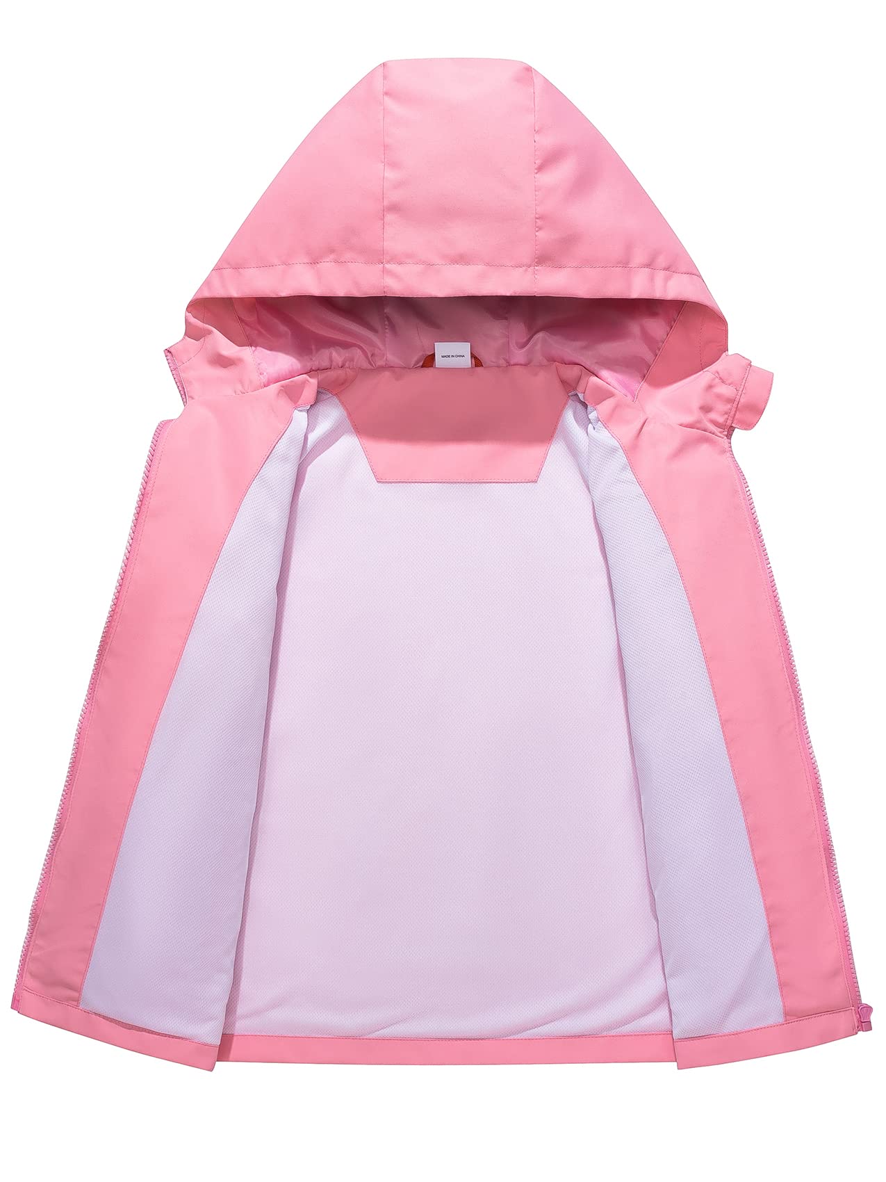 ALXHUTE Kinder Regenjacke Wassersäule Jungen Mädchen Übergangsjacke Funktionsjacke mit Kapuze