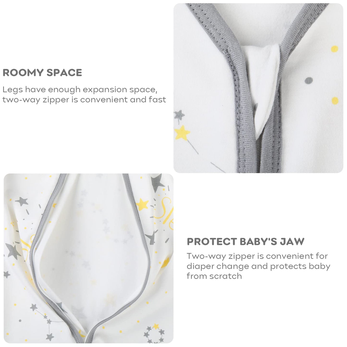 Looxii Baby Sleeping Bag Winter Cotton Winter Sleeping Bag 2.5 TOG Sleeping Bags Warm Baby Sleeping Bag Newborn for Autumn Winter Pink Rabbit 12-18 Months
