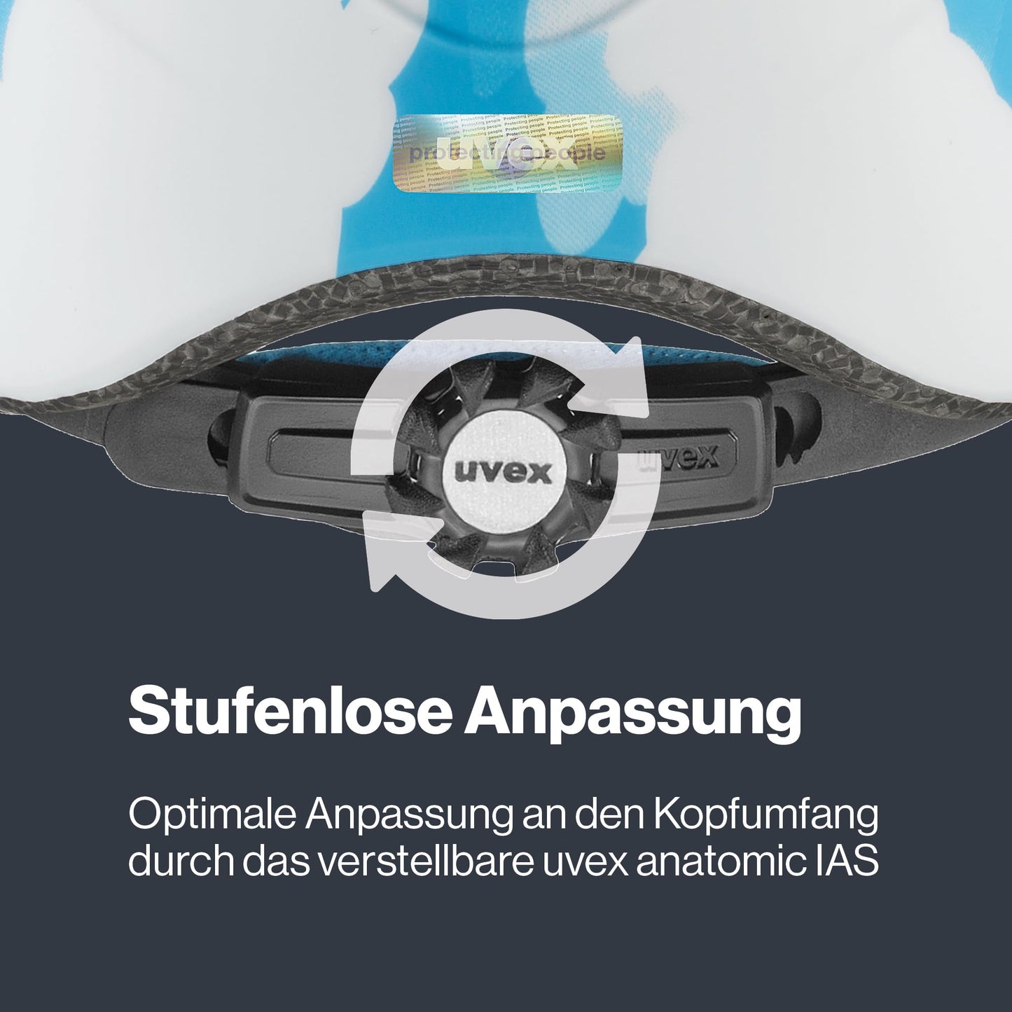 uvex Kid 2 cc - Leichter Kinder-Helm für Kinder - individuelle Größenanpassung - erweiterbar mit LED-Licht